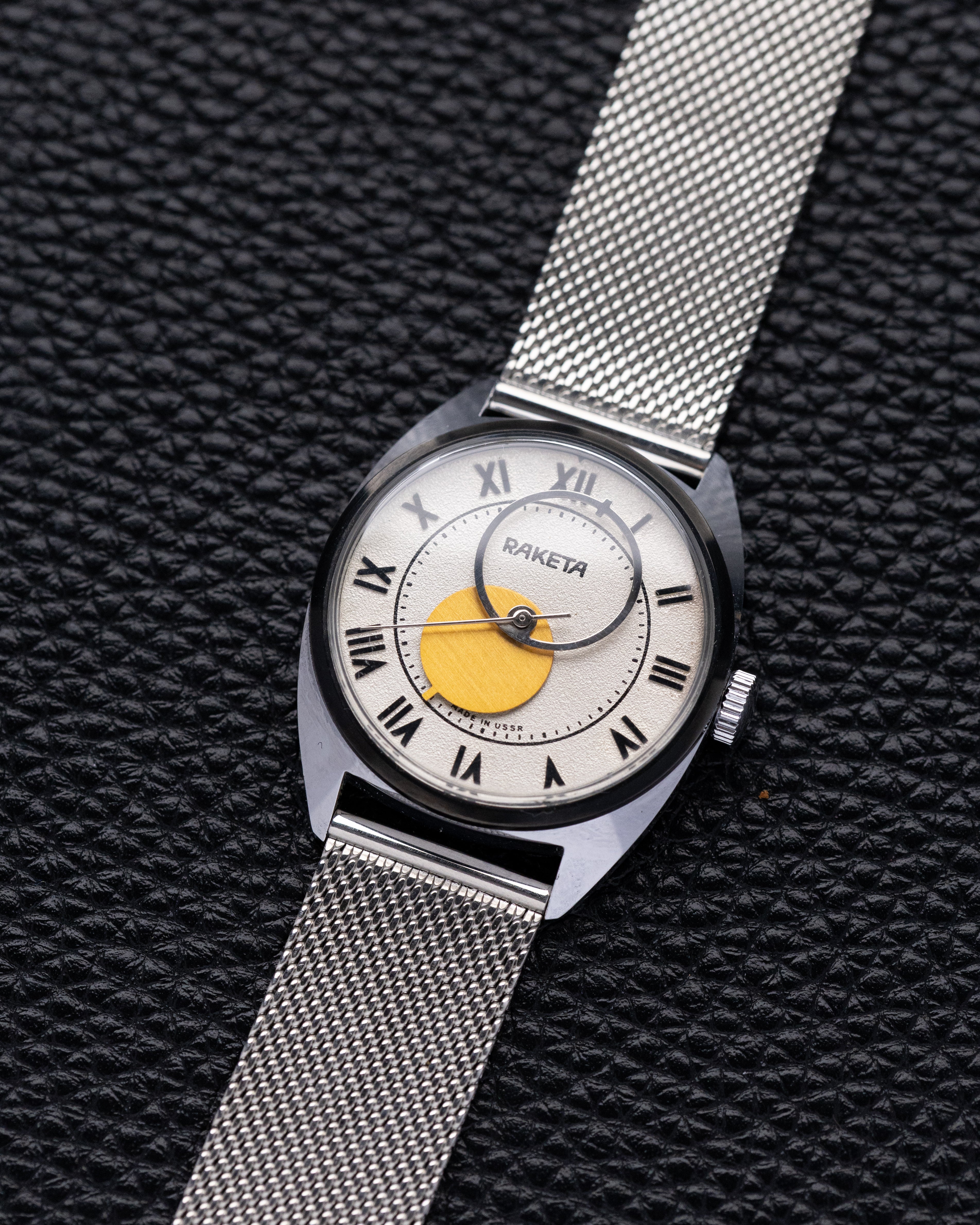 Vintage Raketa Copernicus, Roman Numerals, Soviet watch from 1980's - DuMarko