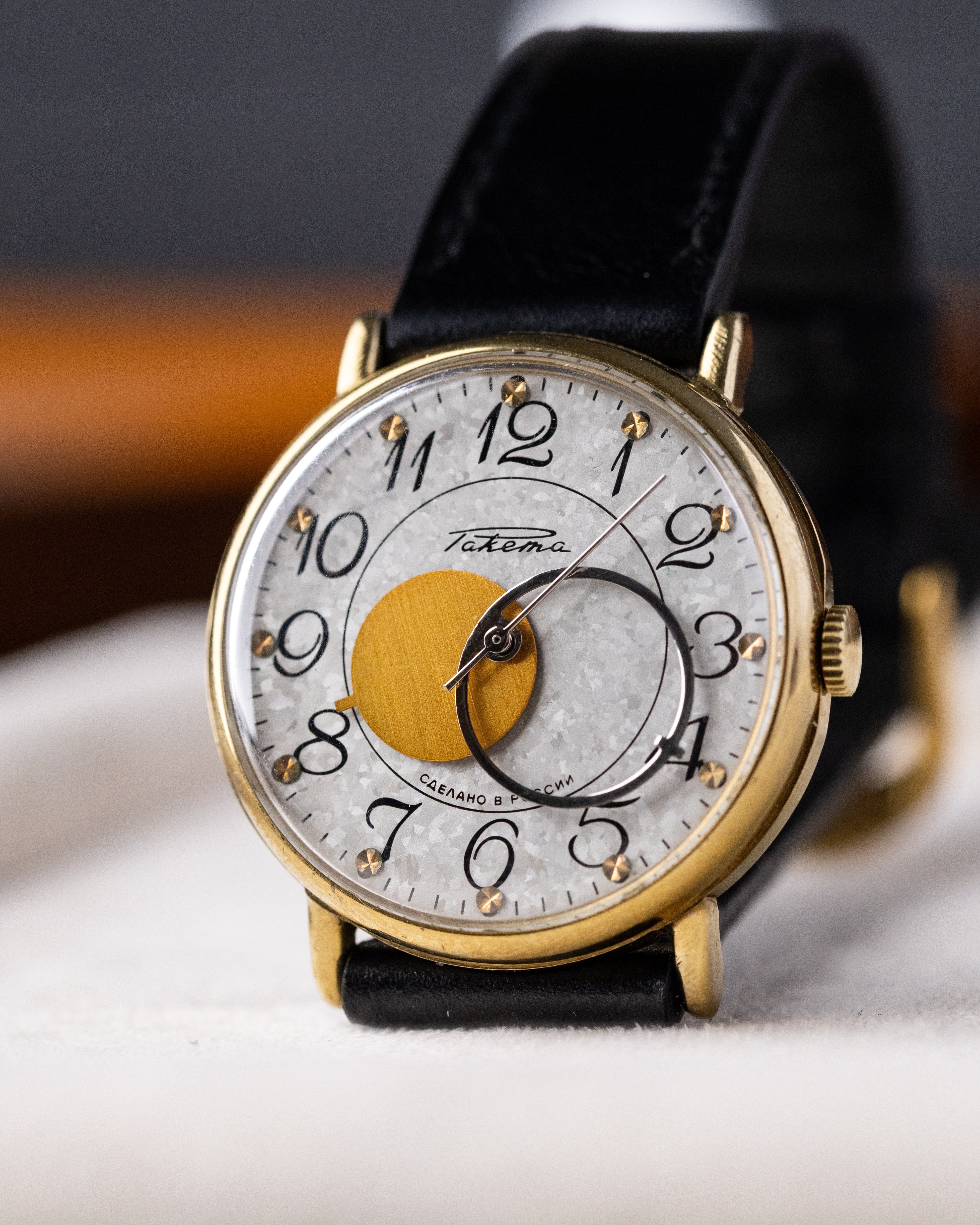 Vintage Raketa Kopernik, Soviet Watch "Copernicus Night", Silver Frosty Dial - DuMarko