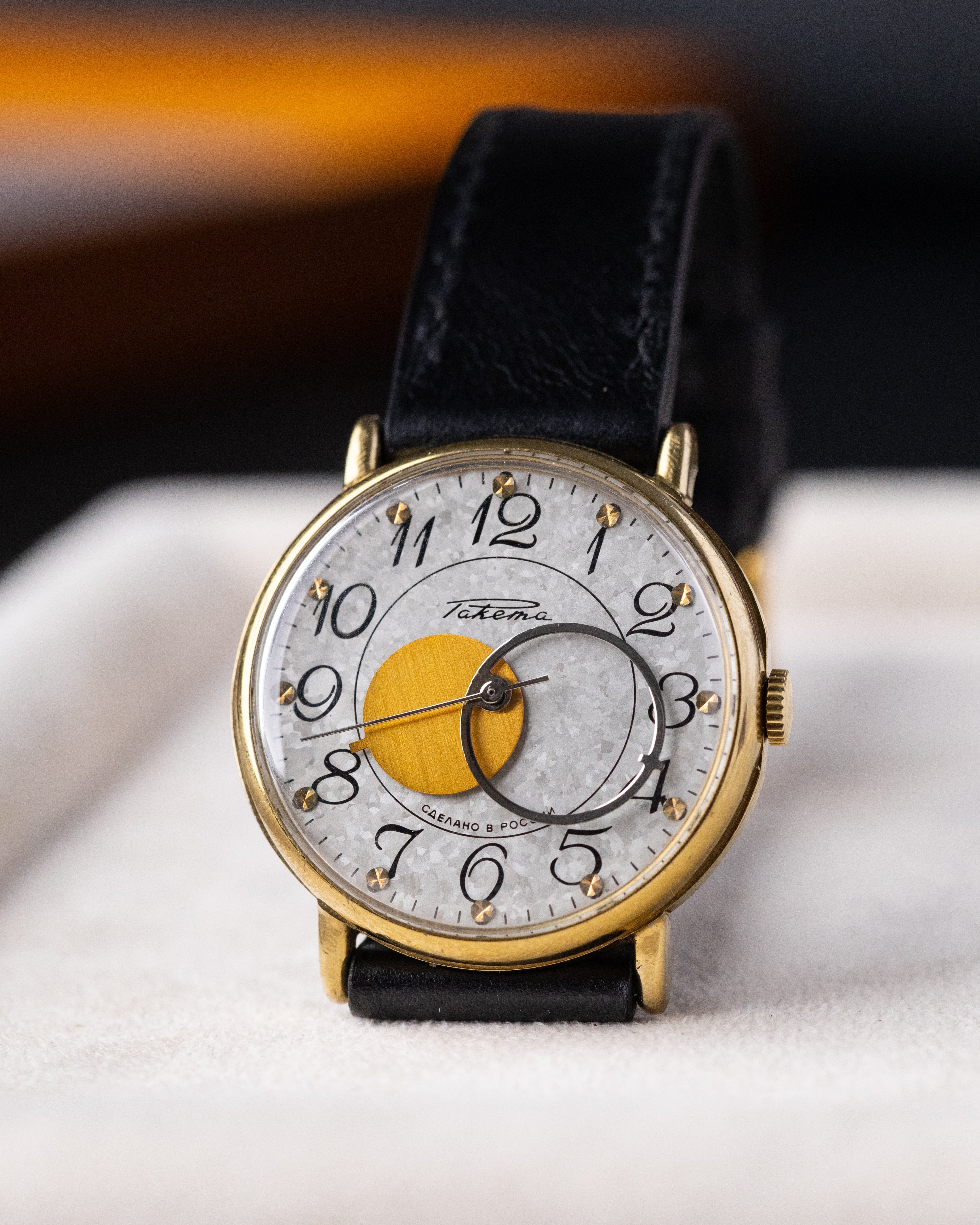 Vintage Raketa Kopernik, Soviet Watch "Copernicus Night", Silver Frosty Dial - DuMarko