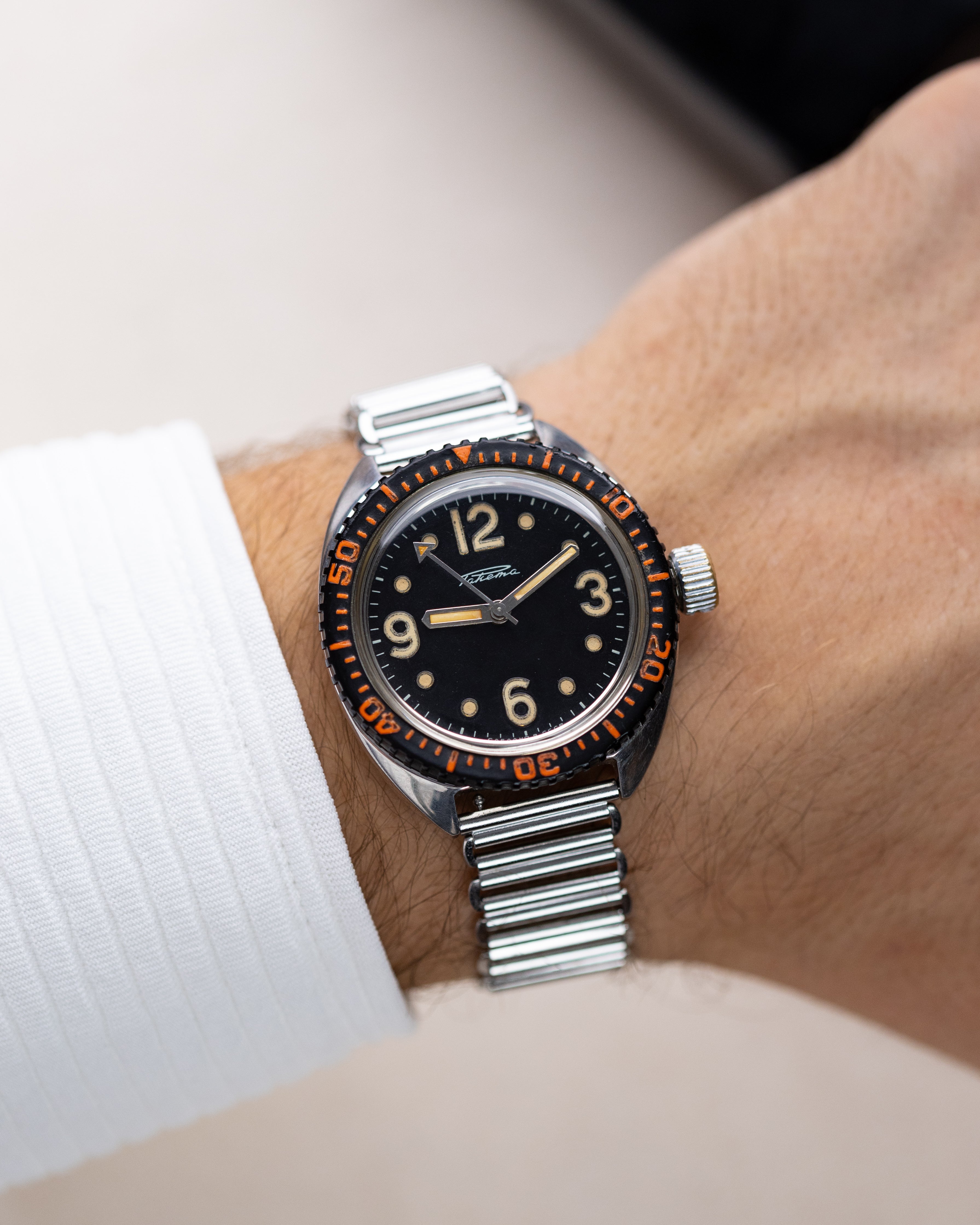 Vintage Rare Soviet Raketa Amphibia Diver’s Watch, Cal. 2609, Made in USSR - DuMarko