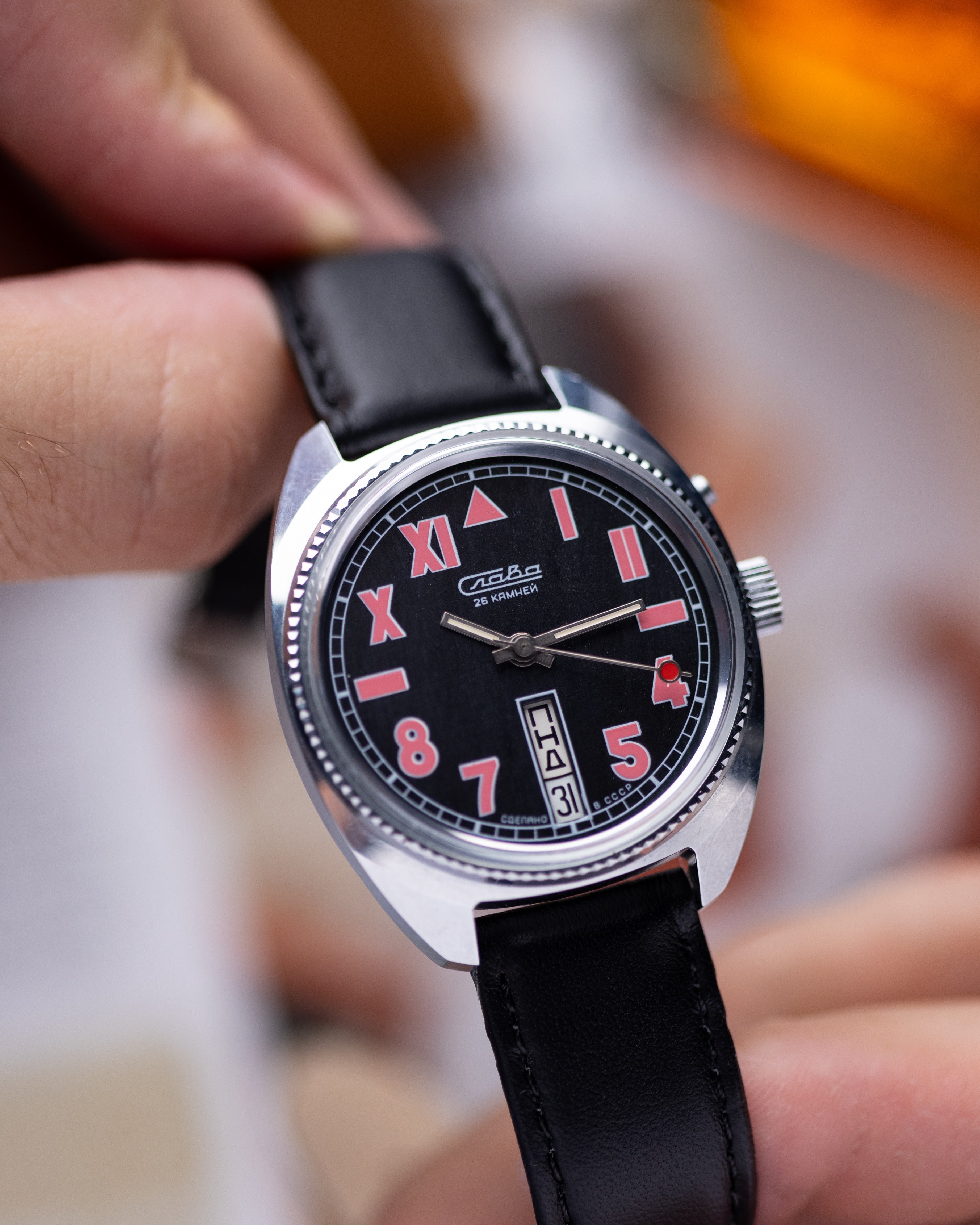 Vintage Rare Watch Slava (California) - Pink Watch Women's and Men's - DuMarko