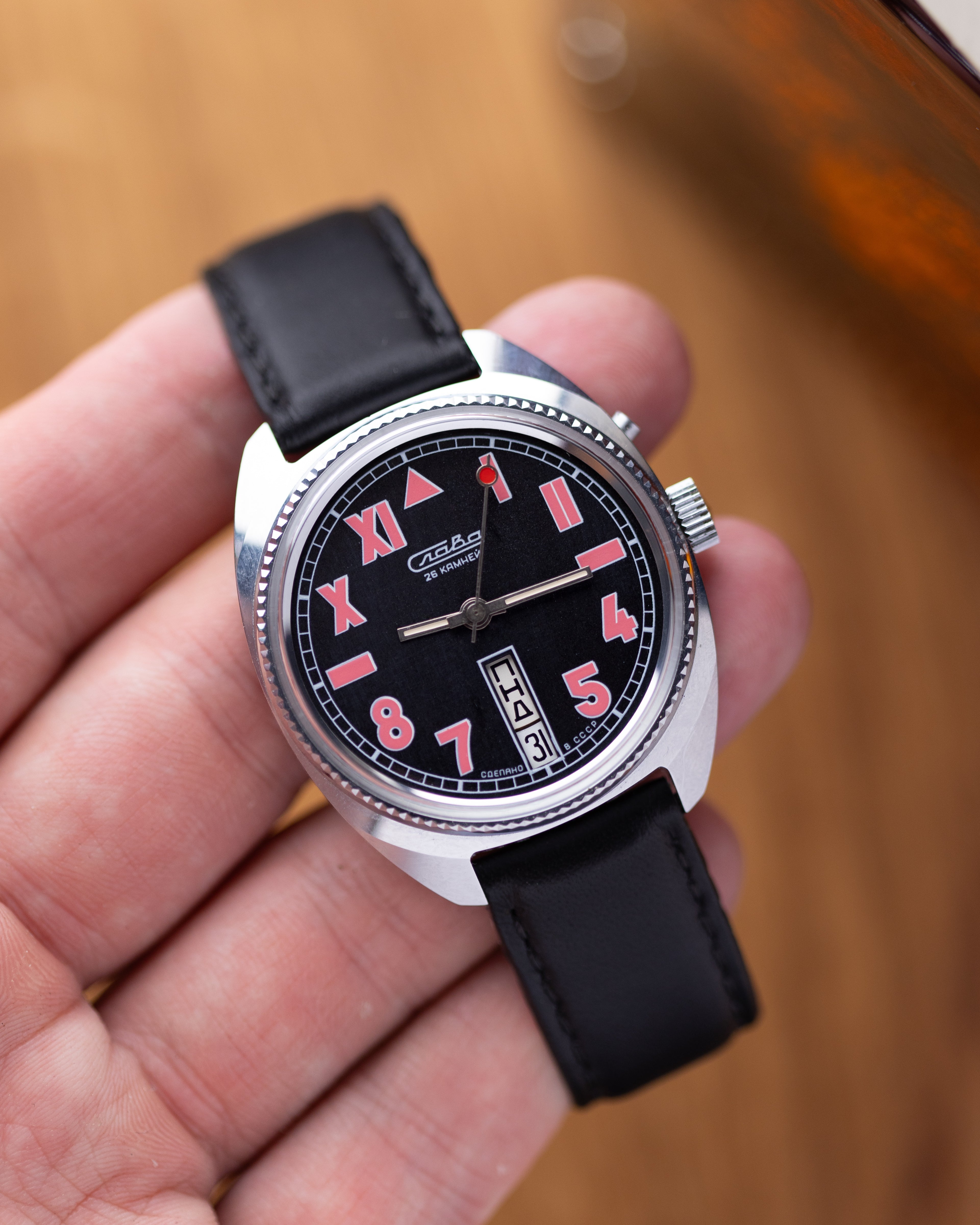 Vintage Rare Watch Slava (California) - Pink Watch Women's and Men's - DuMarko