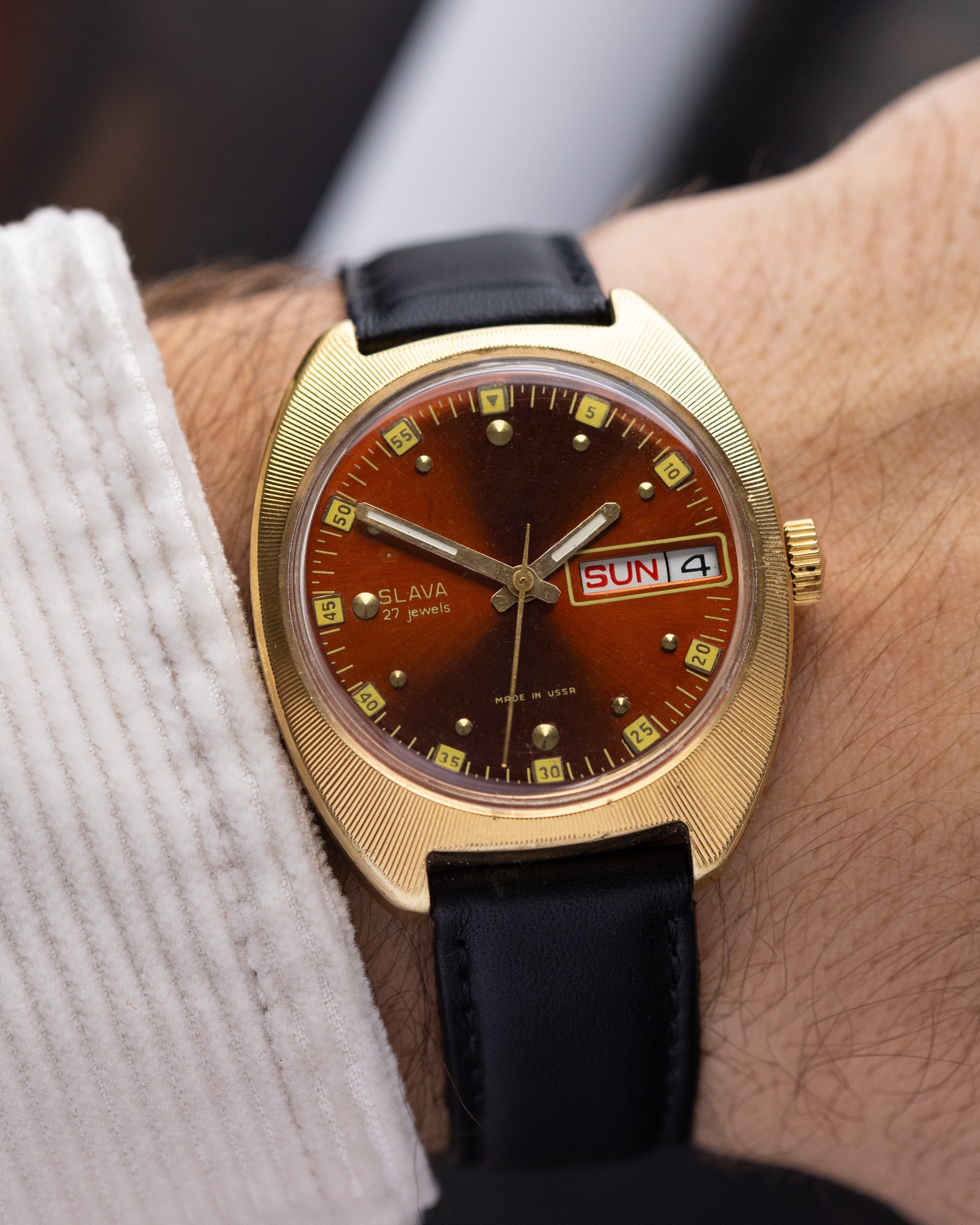 Vintage Slava Automatic, Day/date, Made in USSR - DuMarko