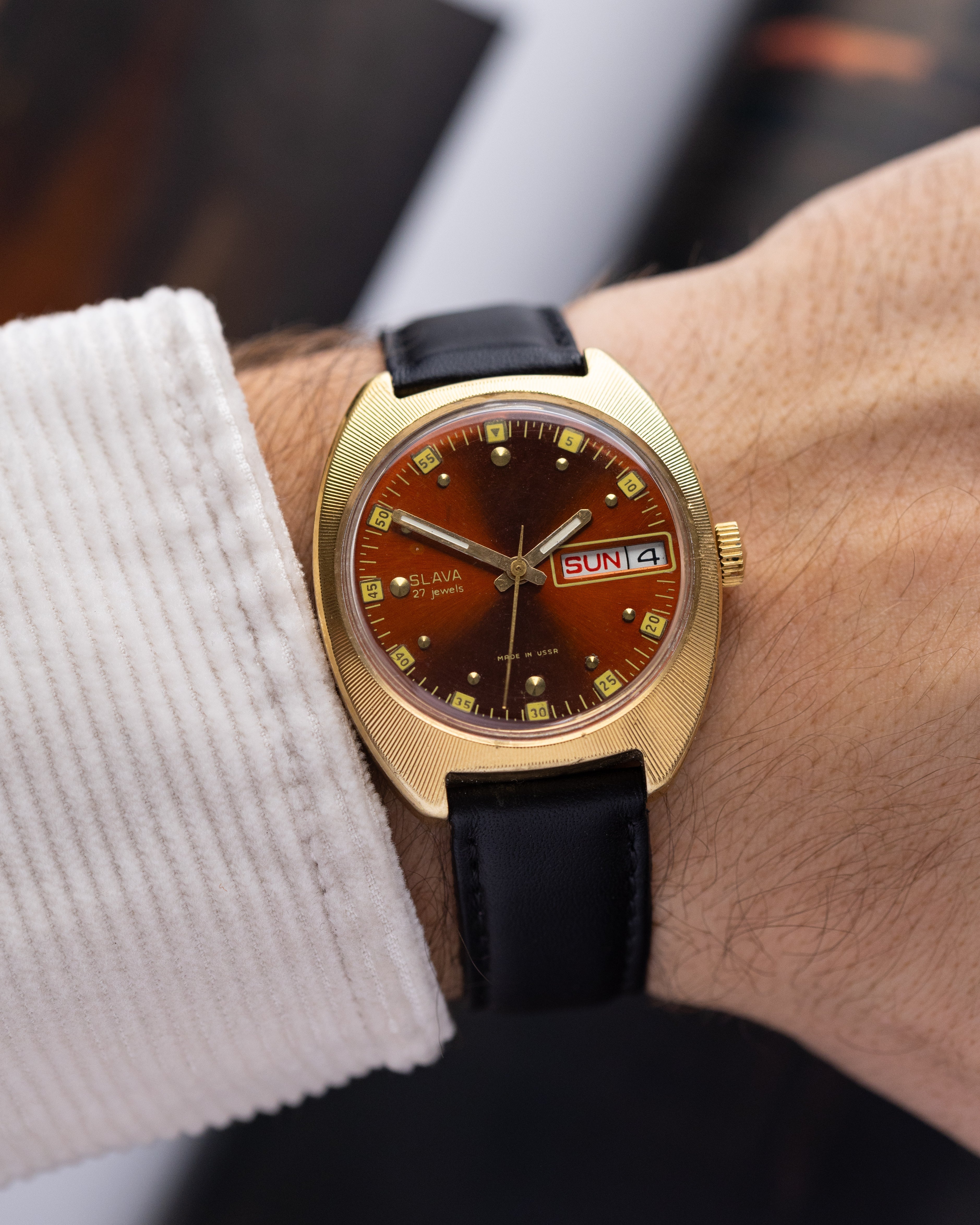 Vintage Slava Automatic, Day/date, Made in USSR - DuMarko