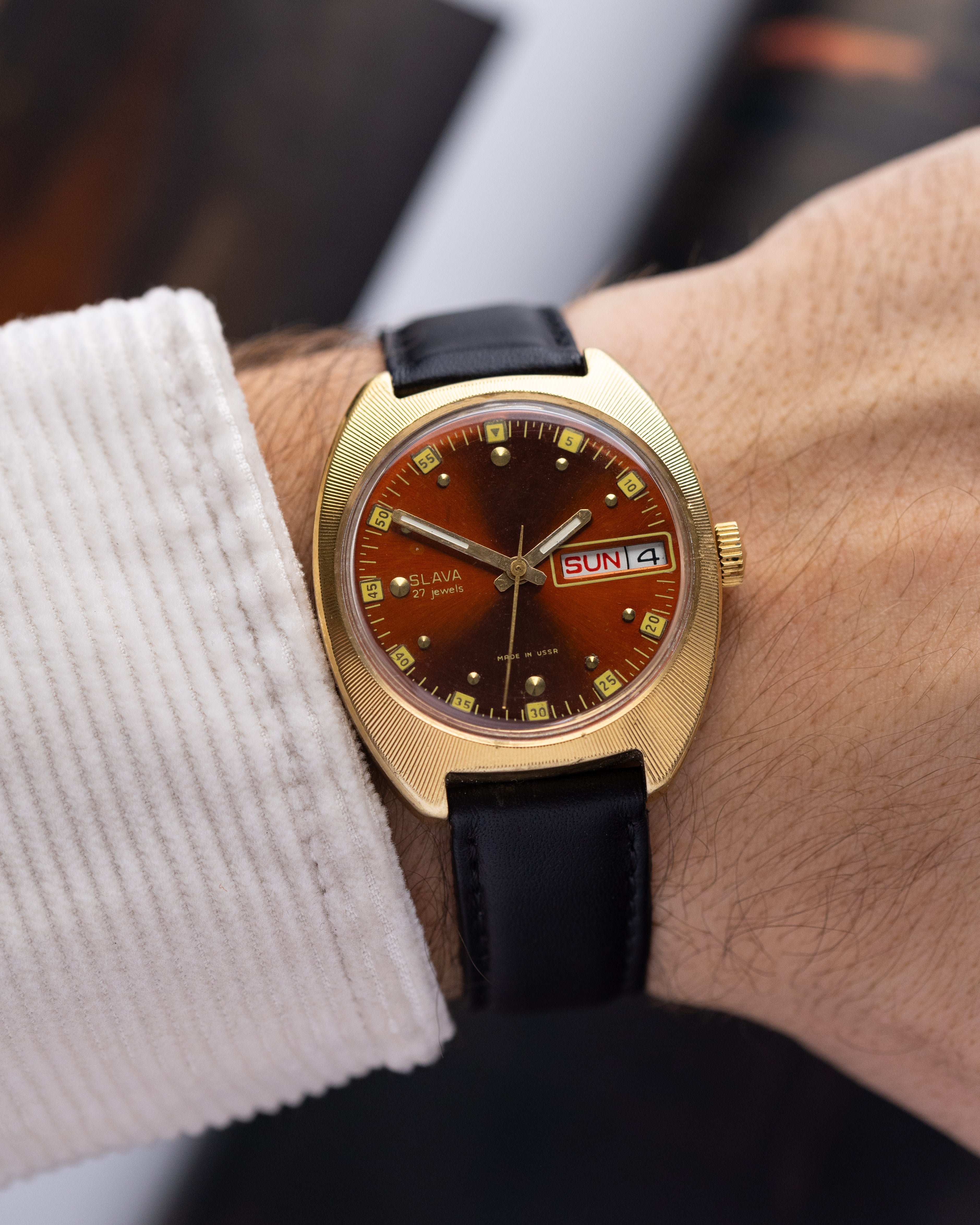 Vintage Slava Automatic, Day/date, Made in USSR - DuMarko