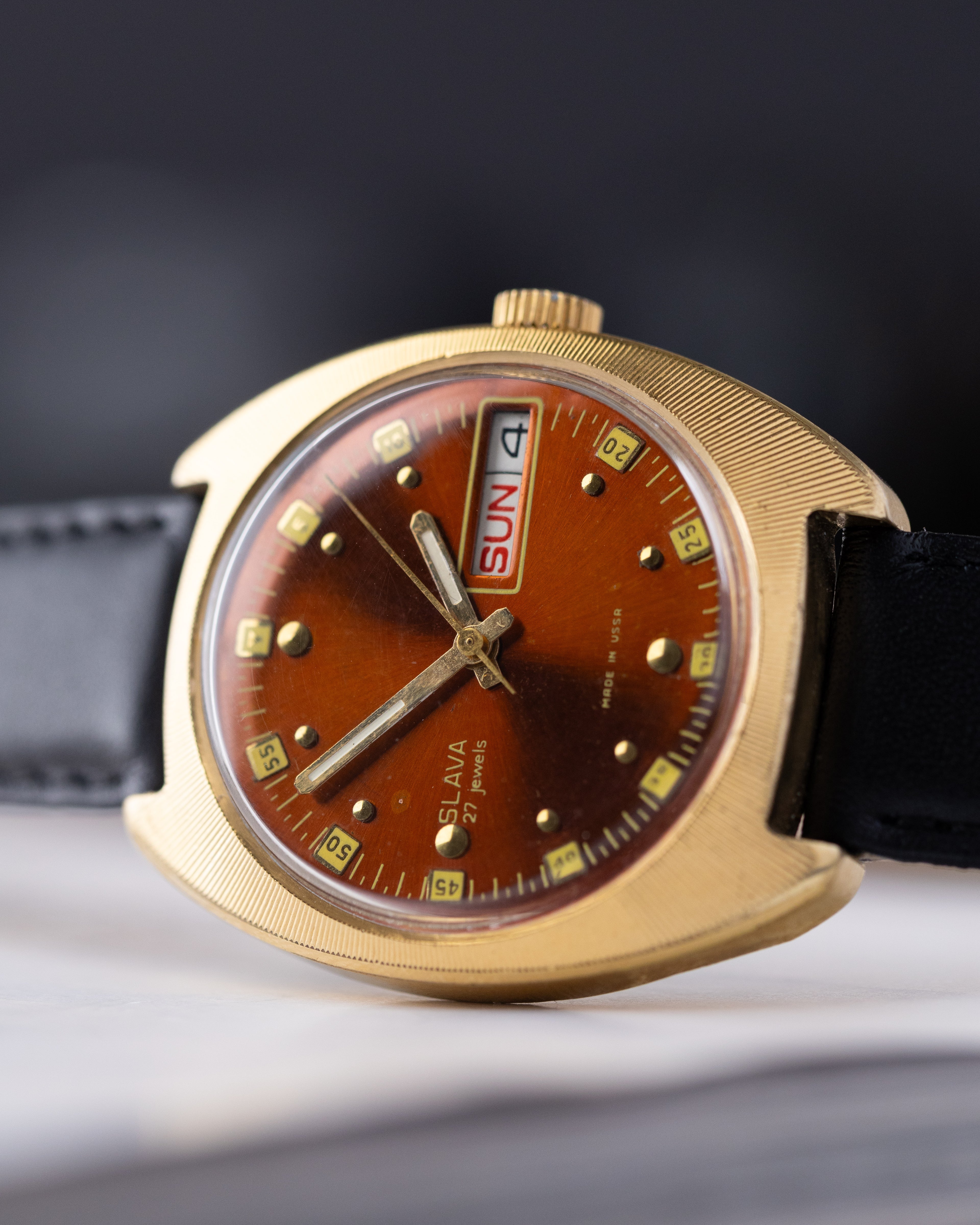 Vintage Slava Automatic, Day/date, Made in USSR - DuMarko