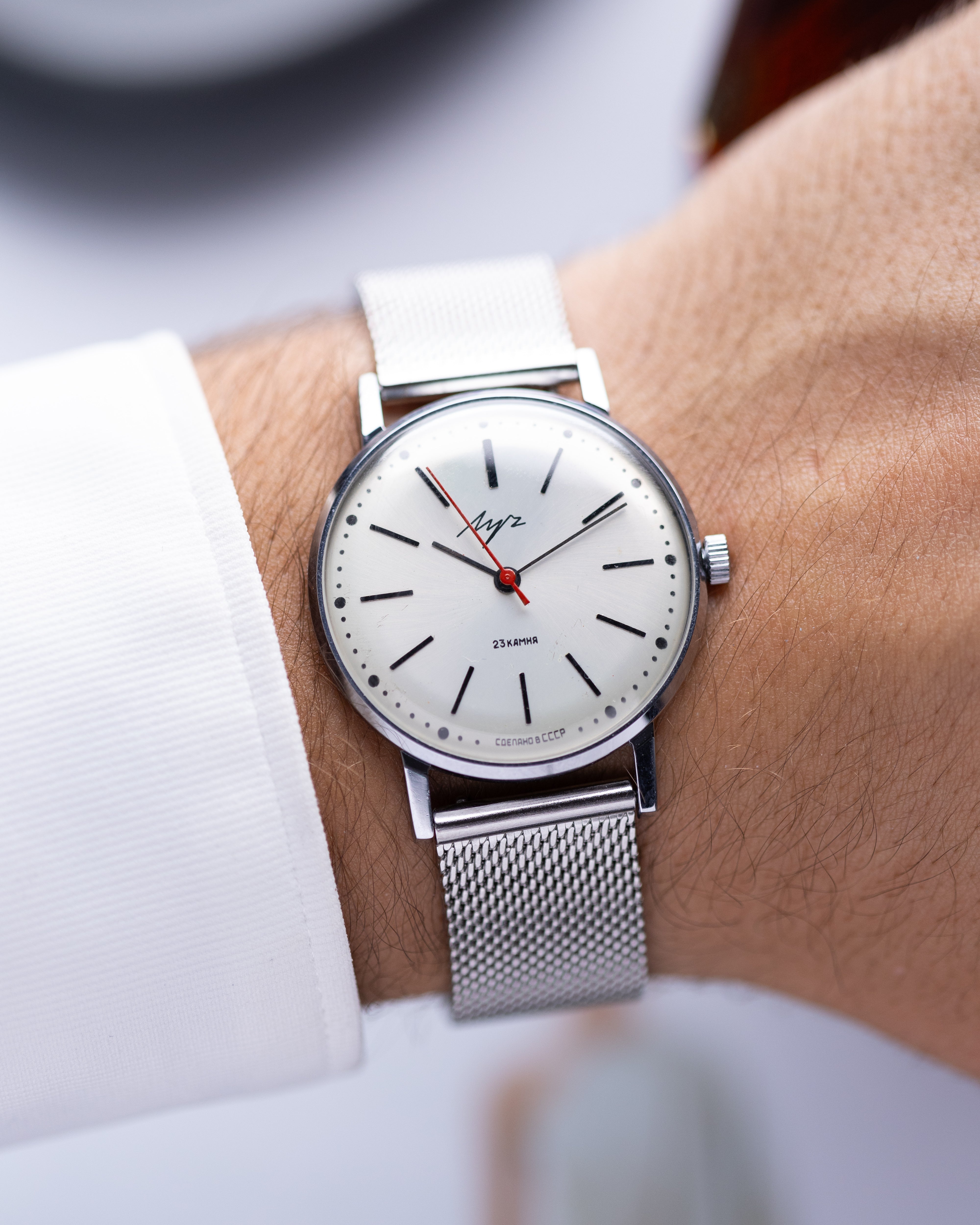 Vintage Soviet Minimalist Luch watch from 1980's - DuMarko