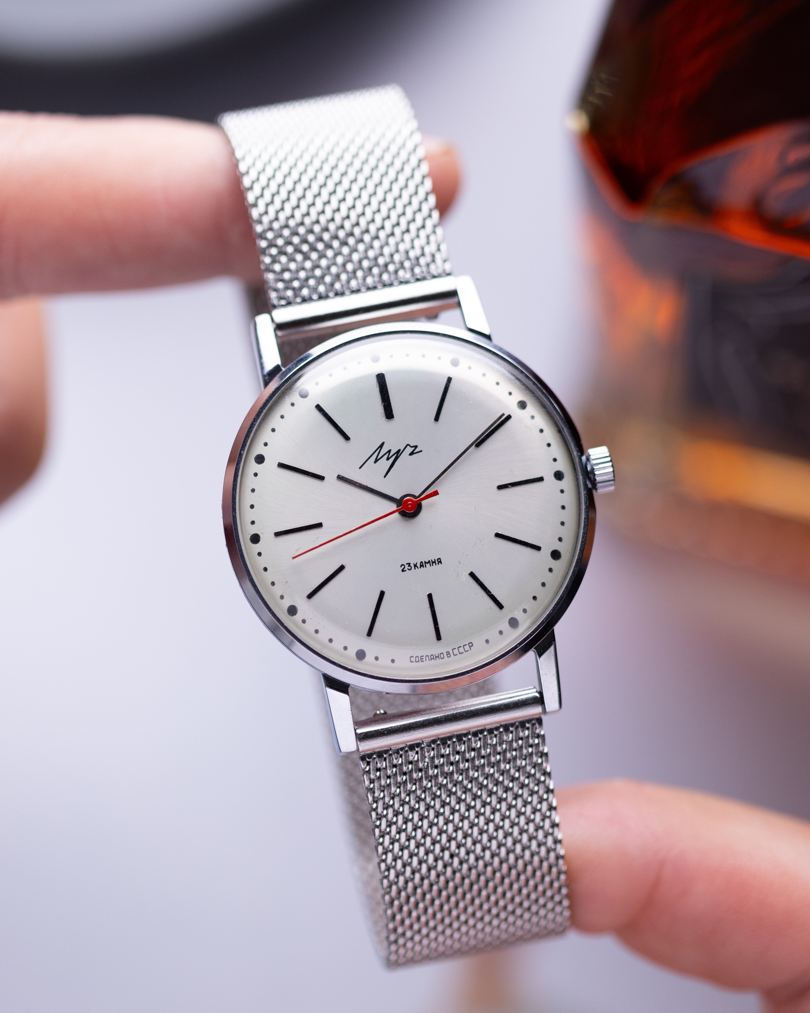 Vintage Soviet Minimalist Luch watch from 1980's - DuMarko