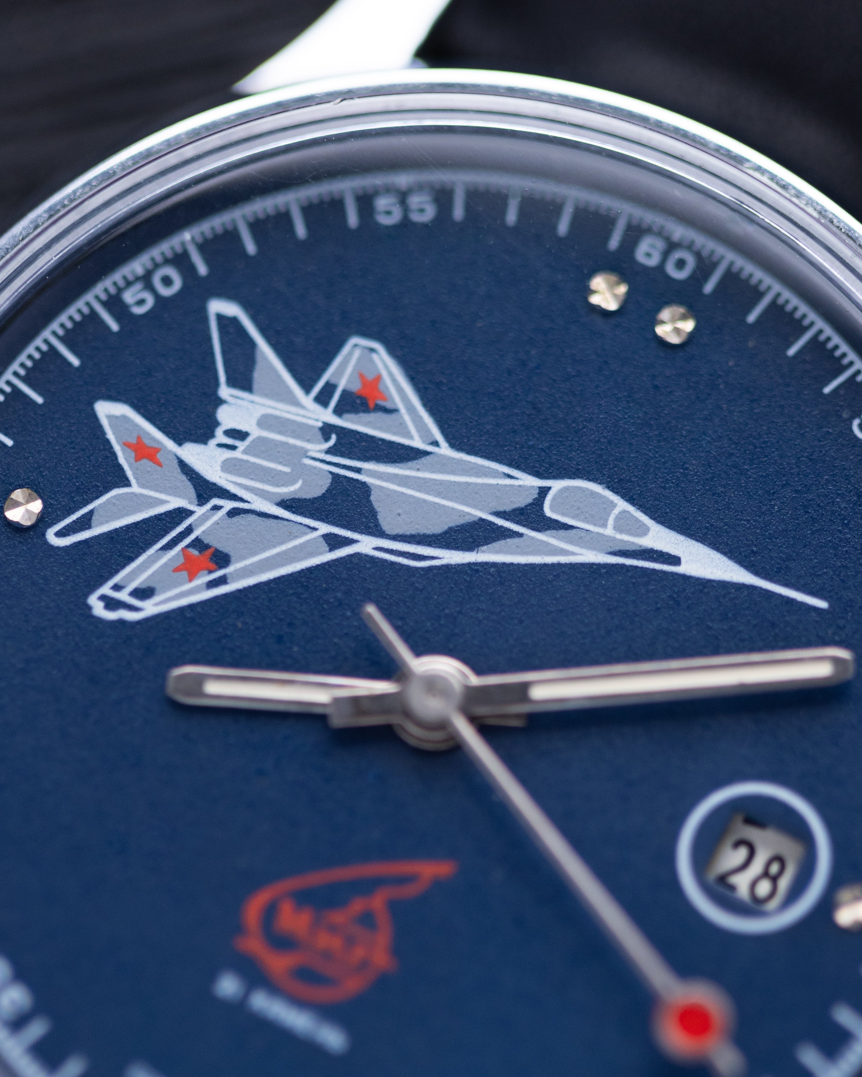 Vintage Soviet Slava Watch, Model "Aircraft MIG 29" - DuMarko