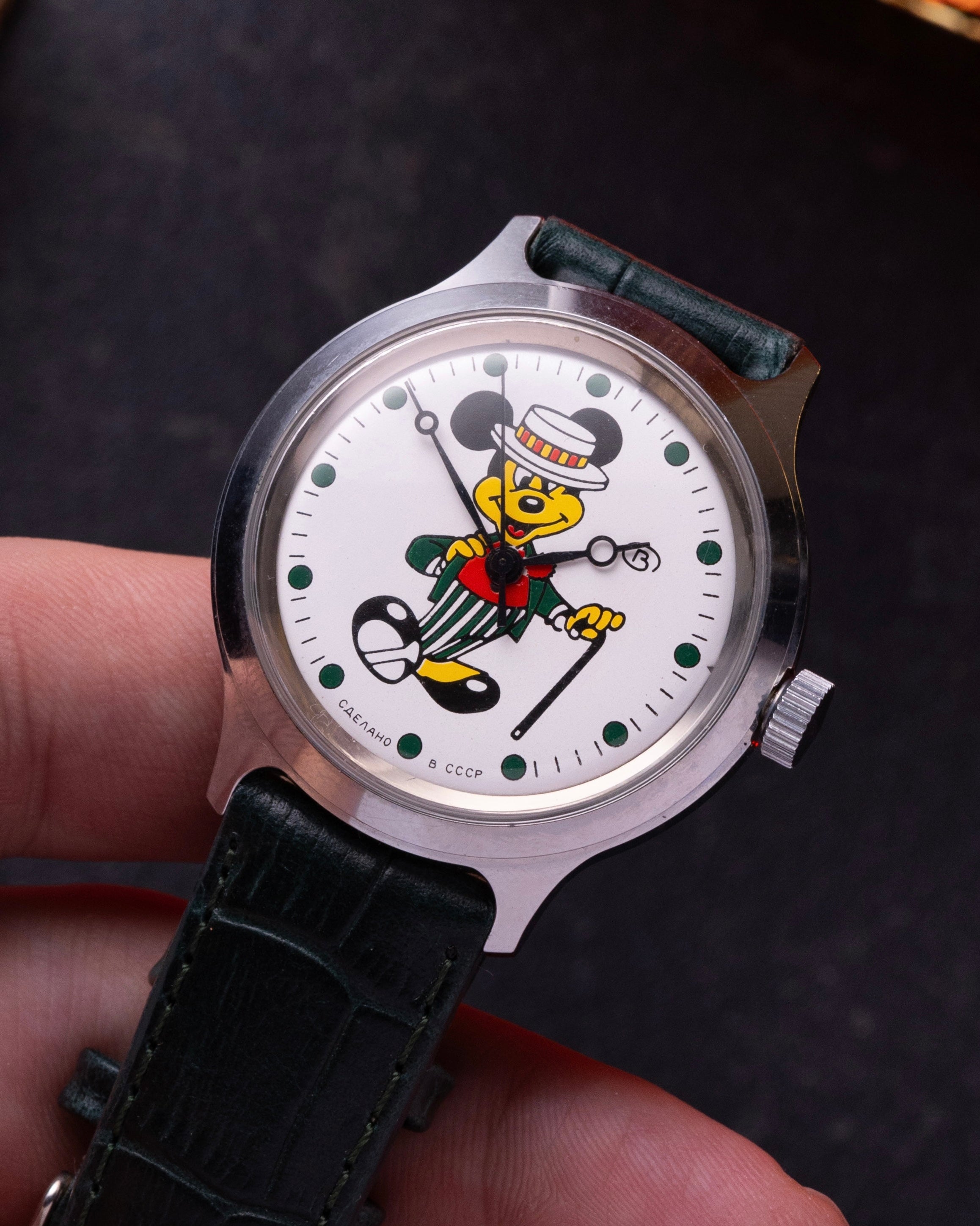 Vintage Soviet Vostok Mickey Mouse Watch - VintageDuMarko