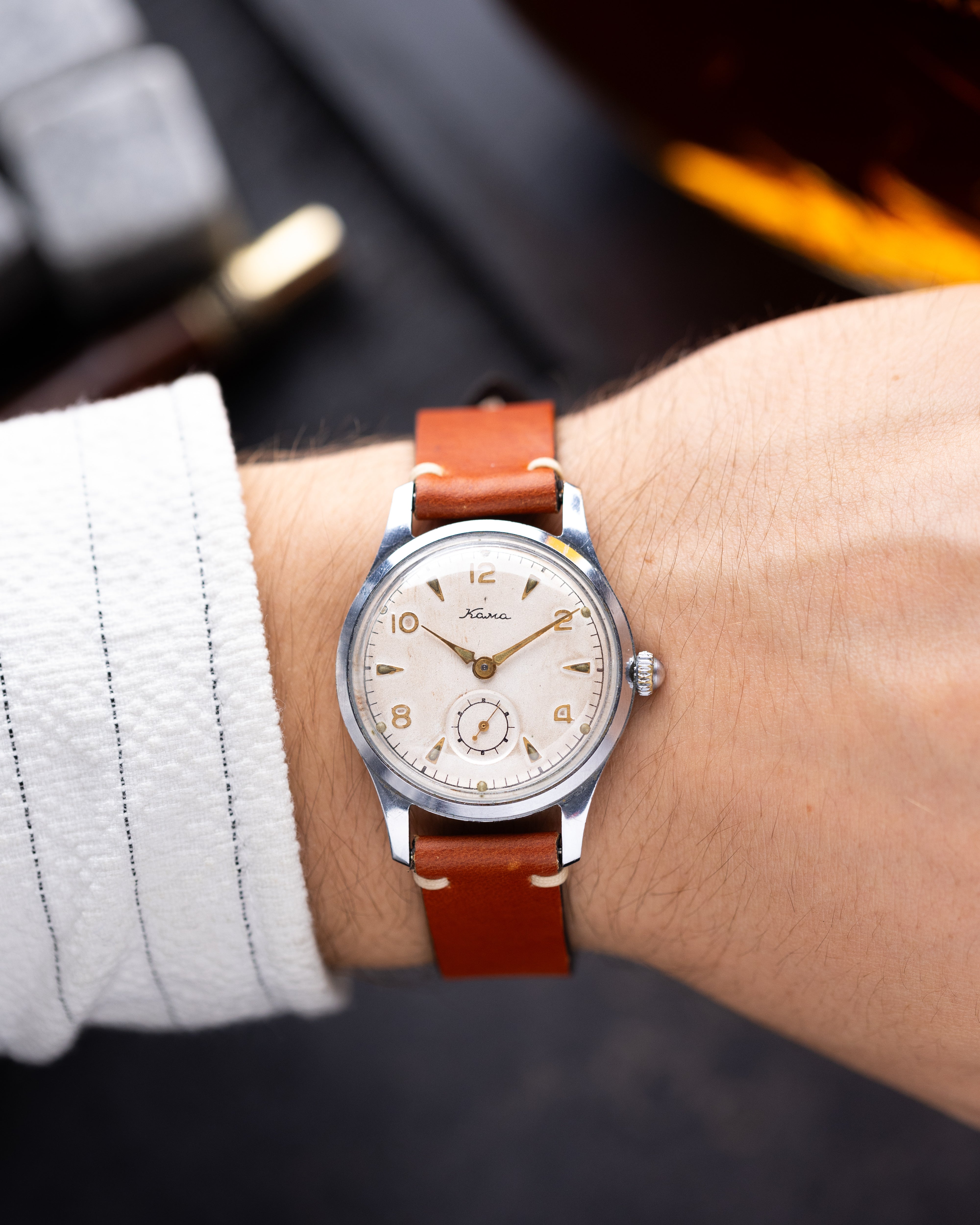 Vintage Soviet Watch "Kama" Original dial from 1950's - DuMarko