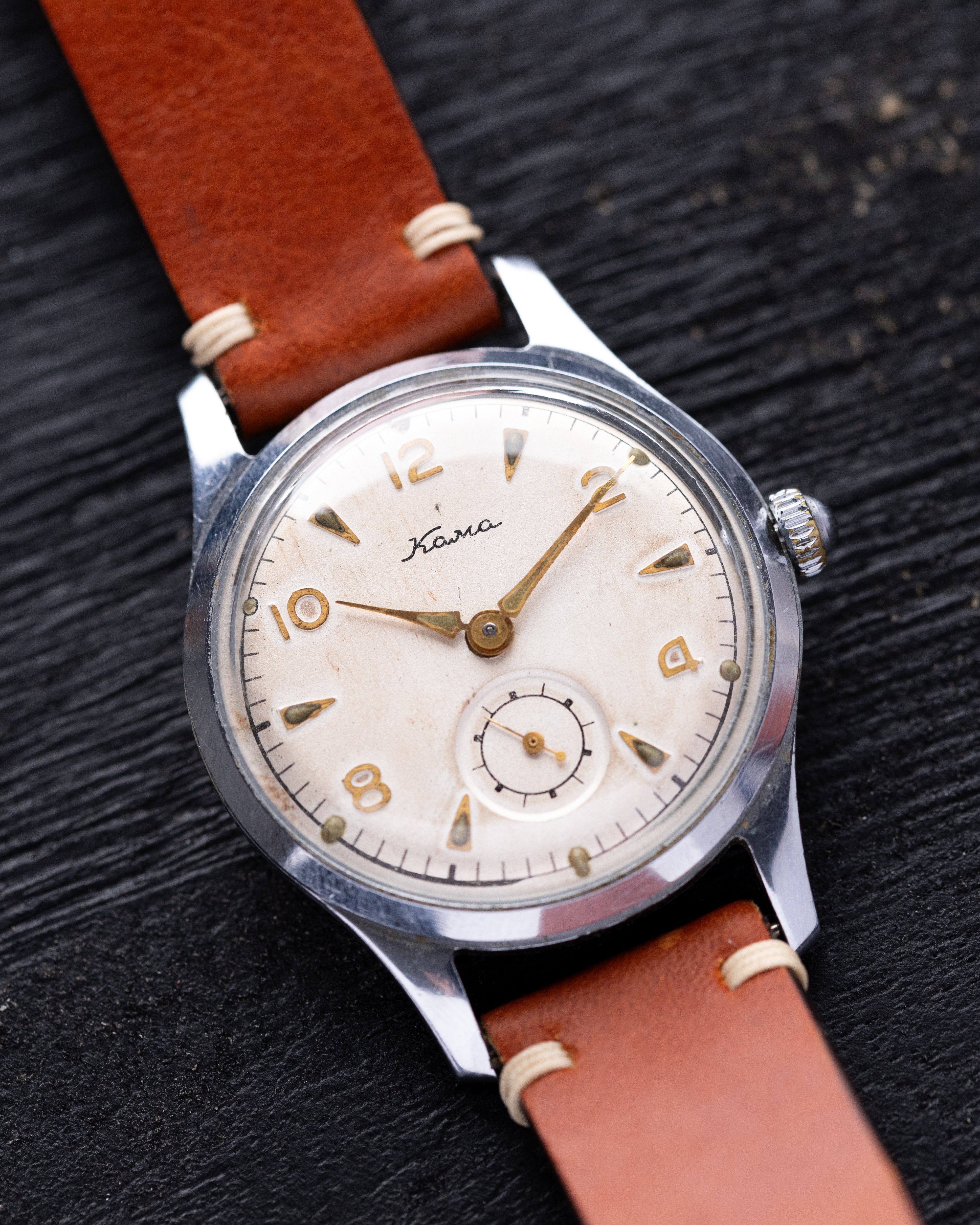 Vintage Soviet Watch "Kama" Original dial from 1950's - DuMarko