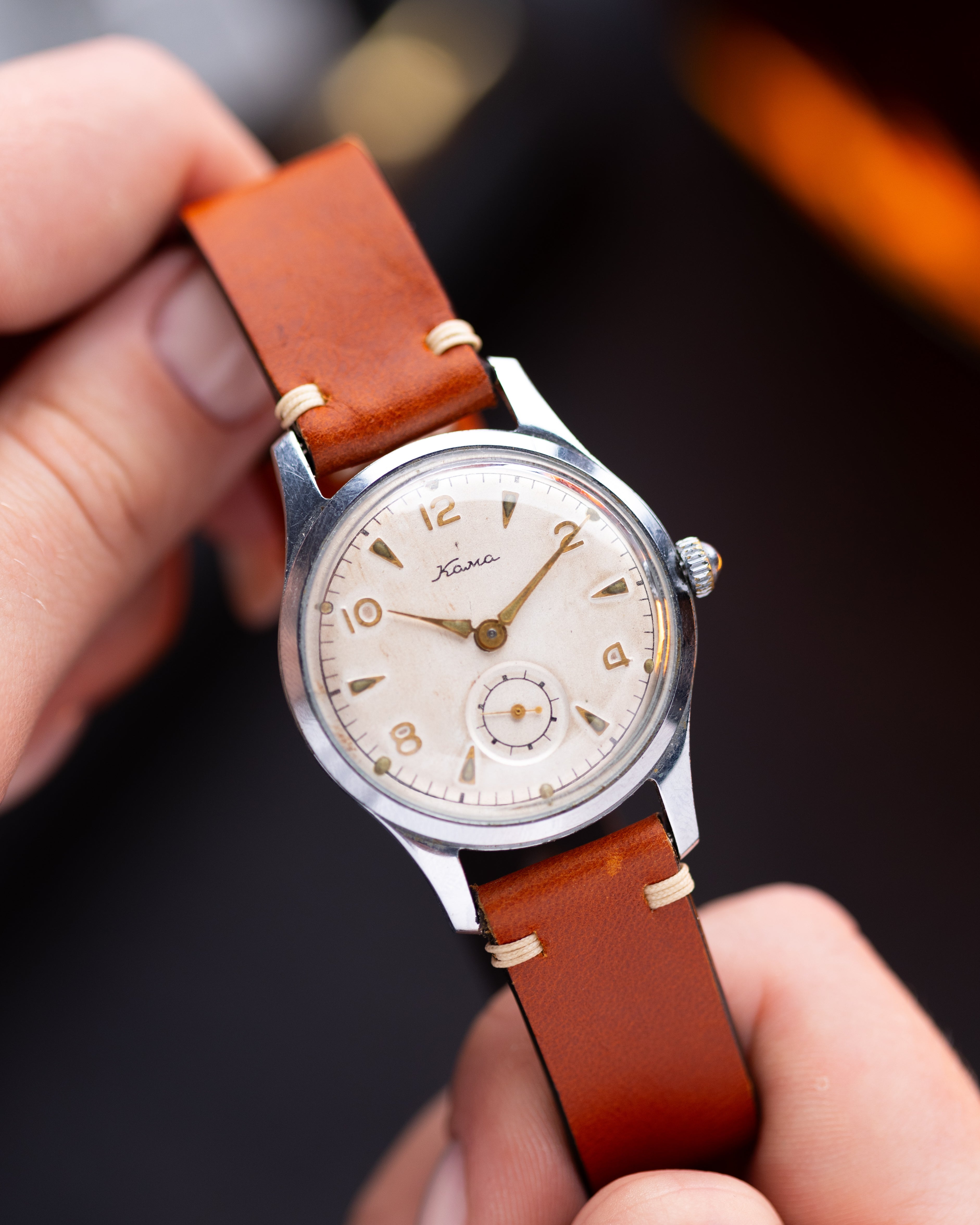 Vintage Soviet Watch "Kama" Original dial from 1950's - DuMarko