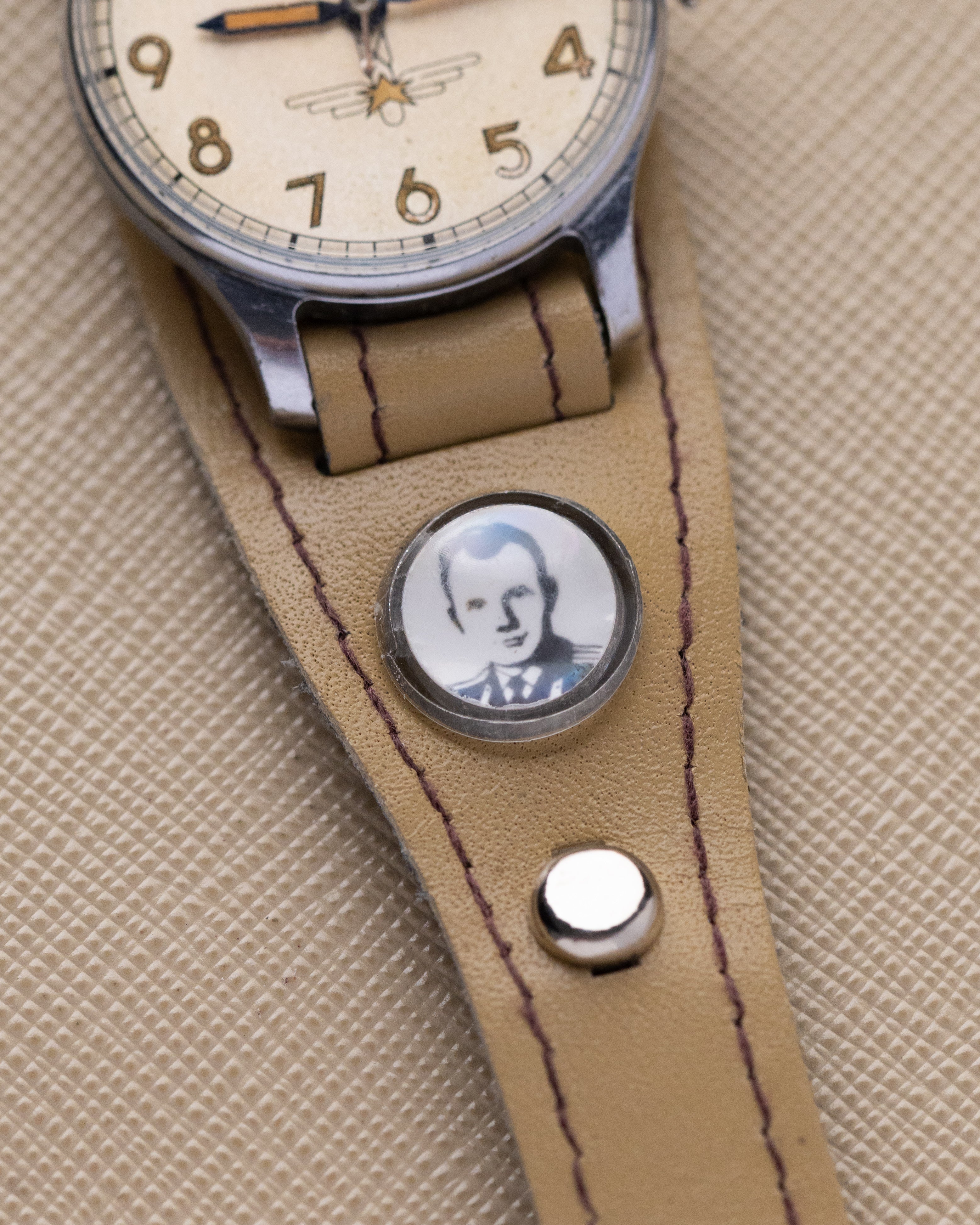 Vintage Sturmanskie Gagarin Type 1 Soviet watch with Radium dial - First Production Series (3 - 49) - Original Pilot’s certificate - DuMarko