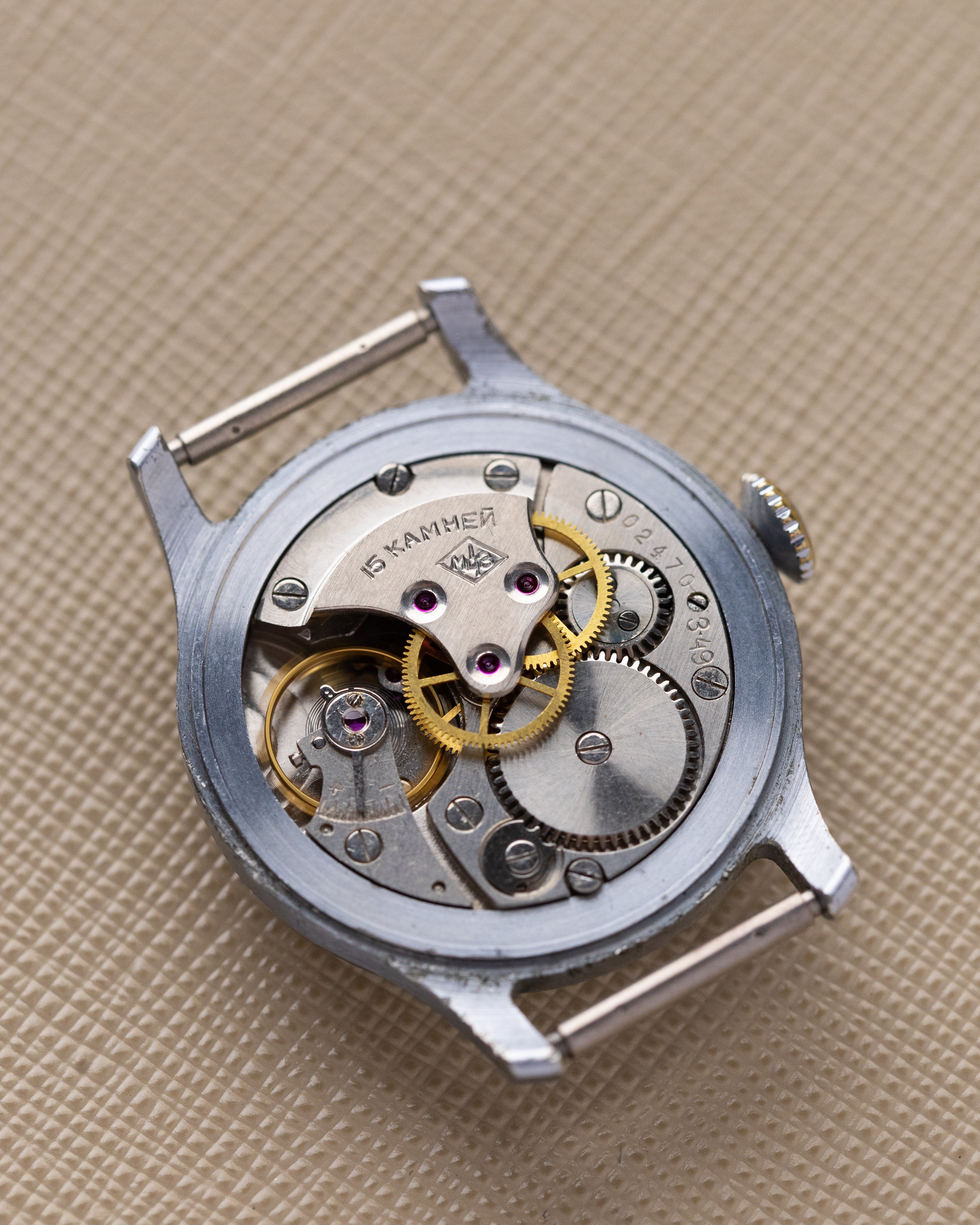 Vintage Sturmanskie Gagarin Type 1 Soviet watch with Radium dial - First Production Series (3 - 49) - Original Pilot’s certificate - DuMarko