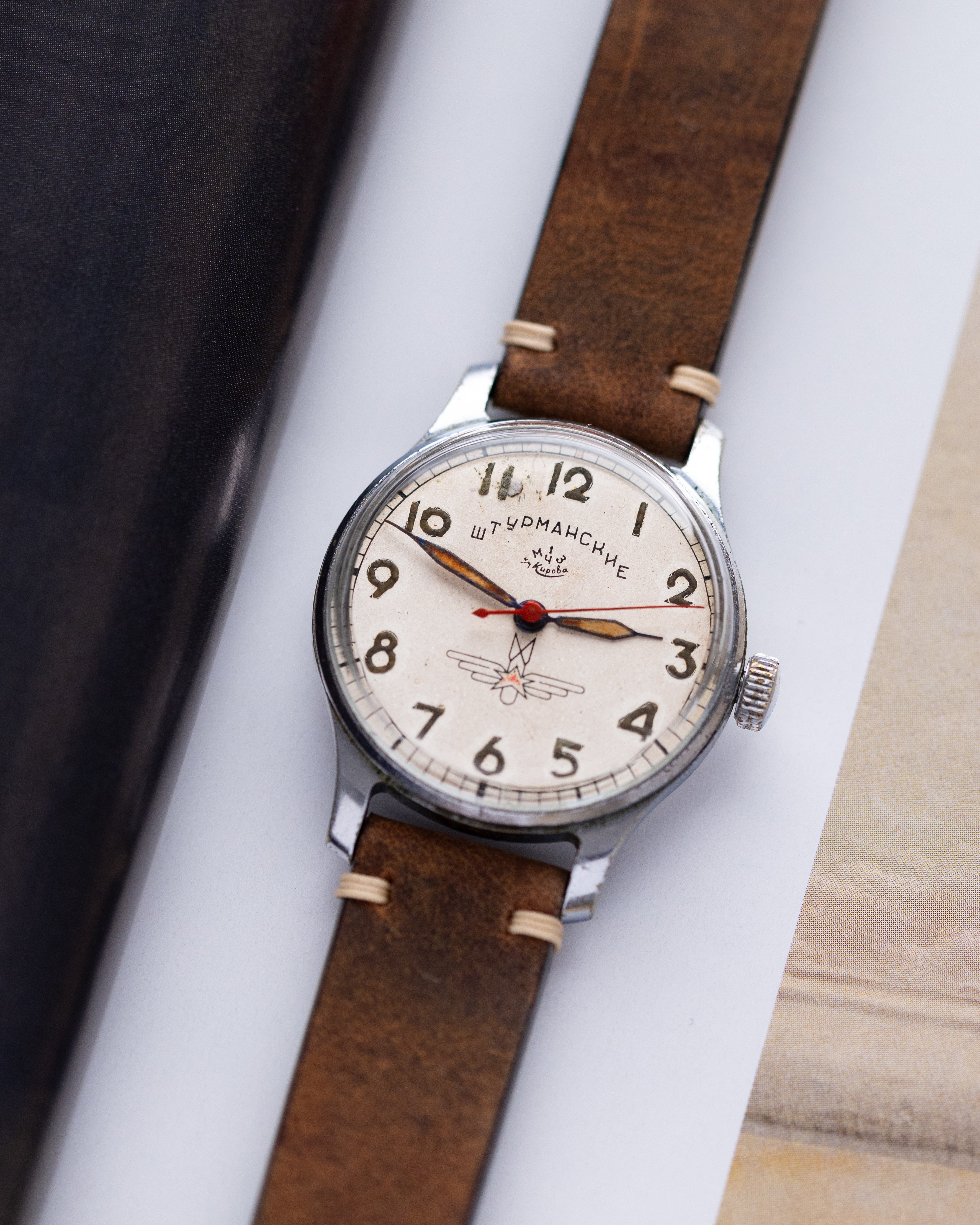 Vintage Sturmanskie Original Type 1, Soviet Aviator's watch, USSR Watch, Radium dial - DuMarko