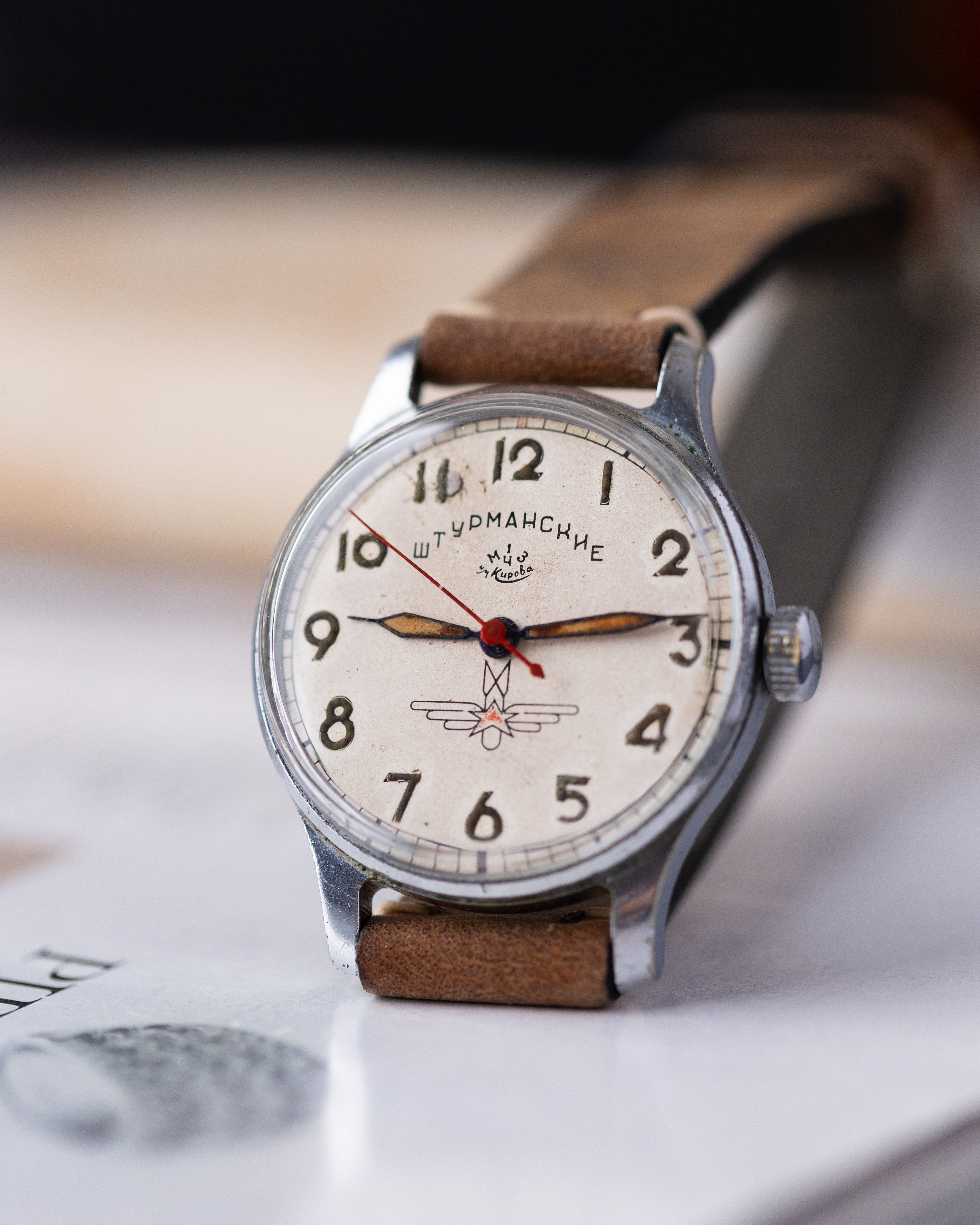 Vintage Sturmanskie Original Type 1, Soviet Aviator's watch, USSR Watch, Radium dial - DuMarko