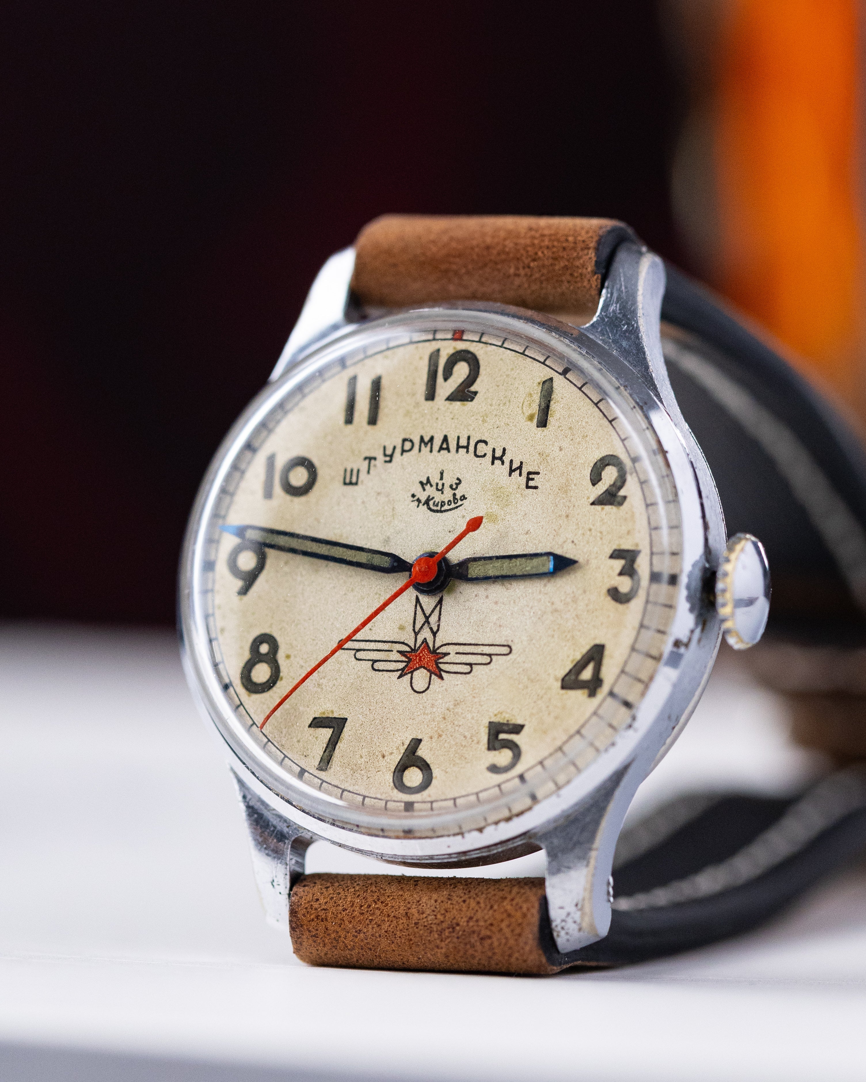 Vintage Sturmanskie Original Type 1, Soviet Aviator's watch, USSR Watch, Radium dial - DuMarko