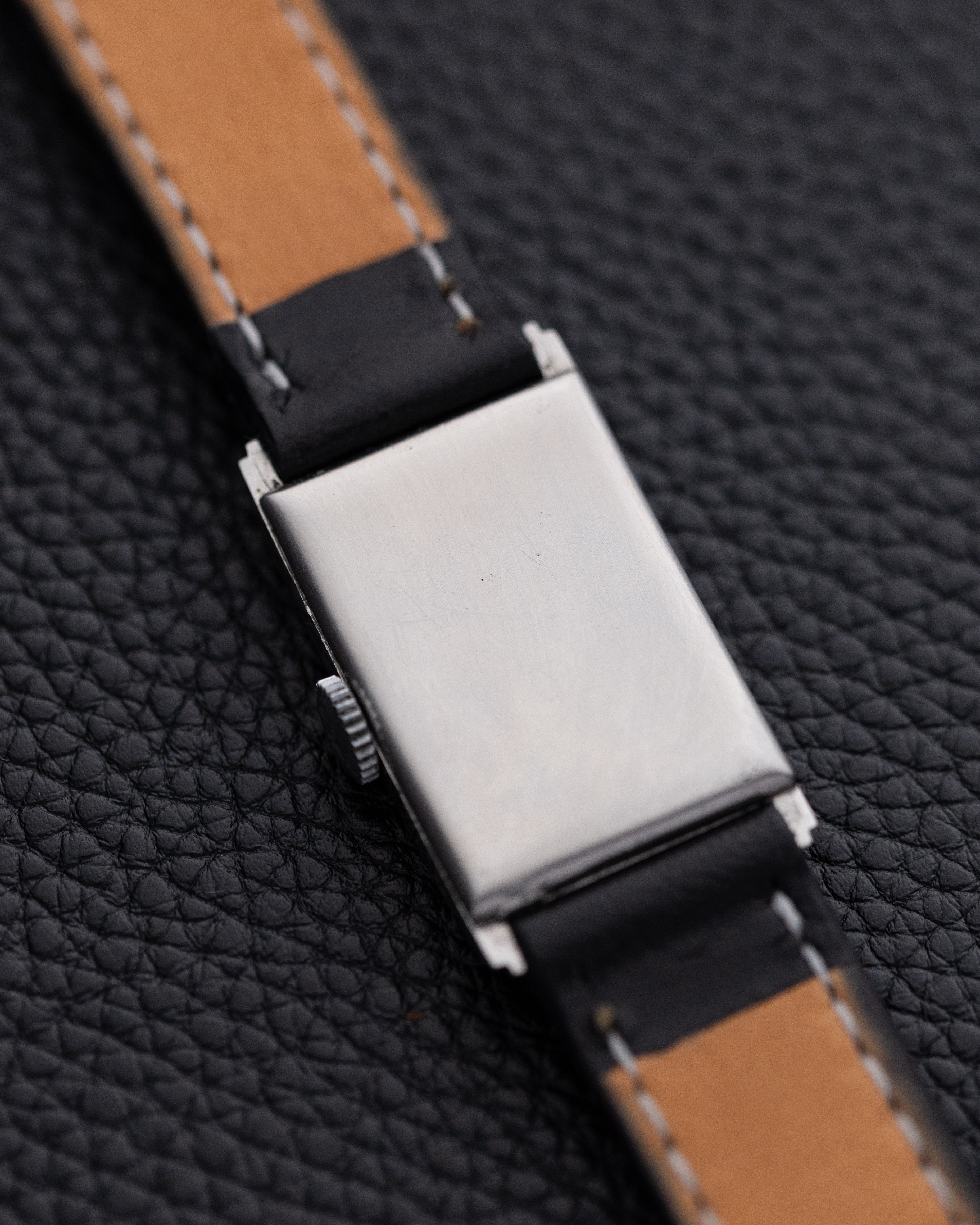 Vintage Swiss Omega Watch Art Deco, Rectangular Tank, Cal. 20F, Completely Original Dial - DuMarko