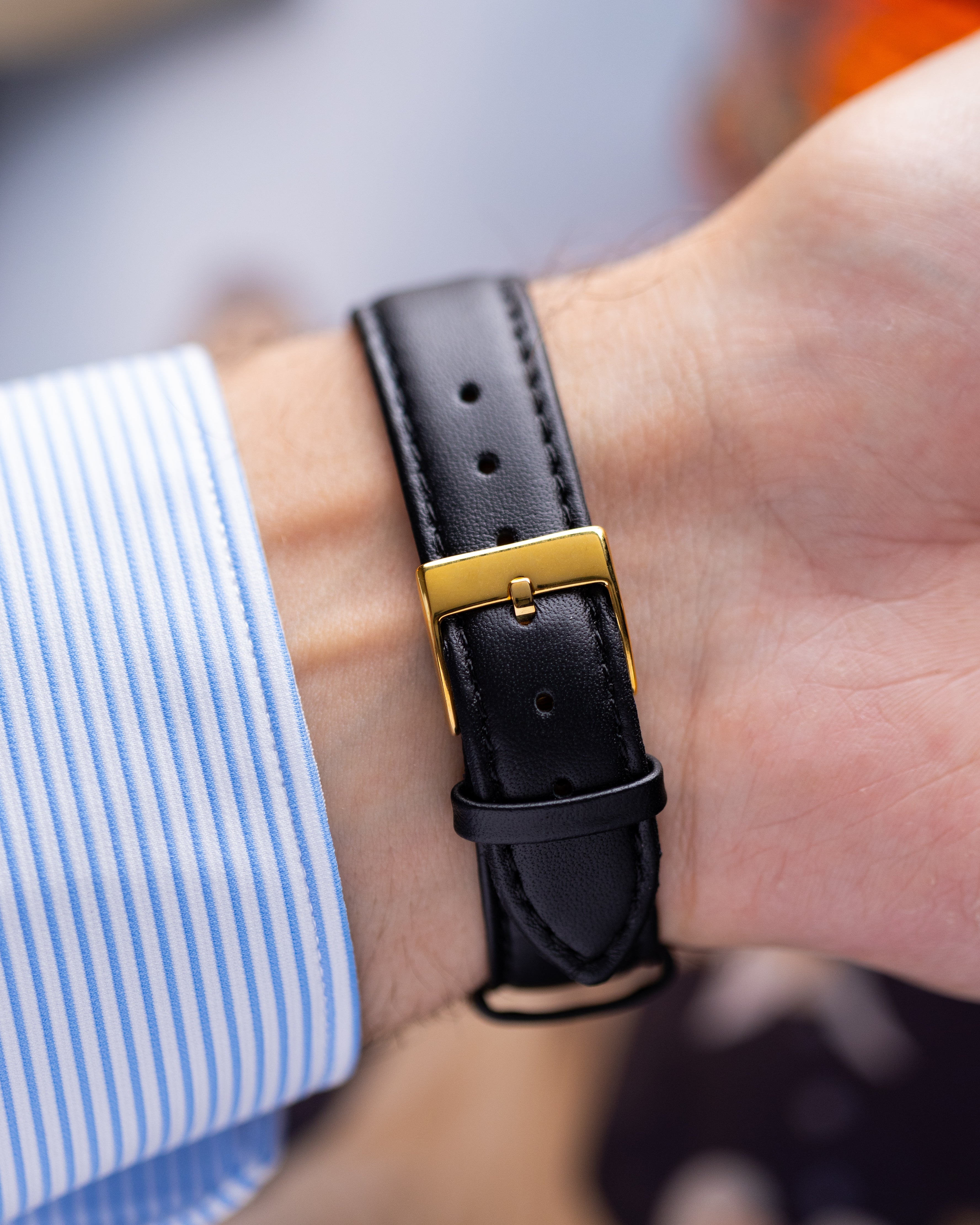 Vintage Thin Watch "Poljot De Luxe", Gold - plated, Rare Original Soviet Movement - DuMarko