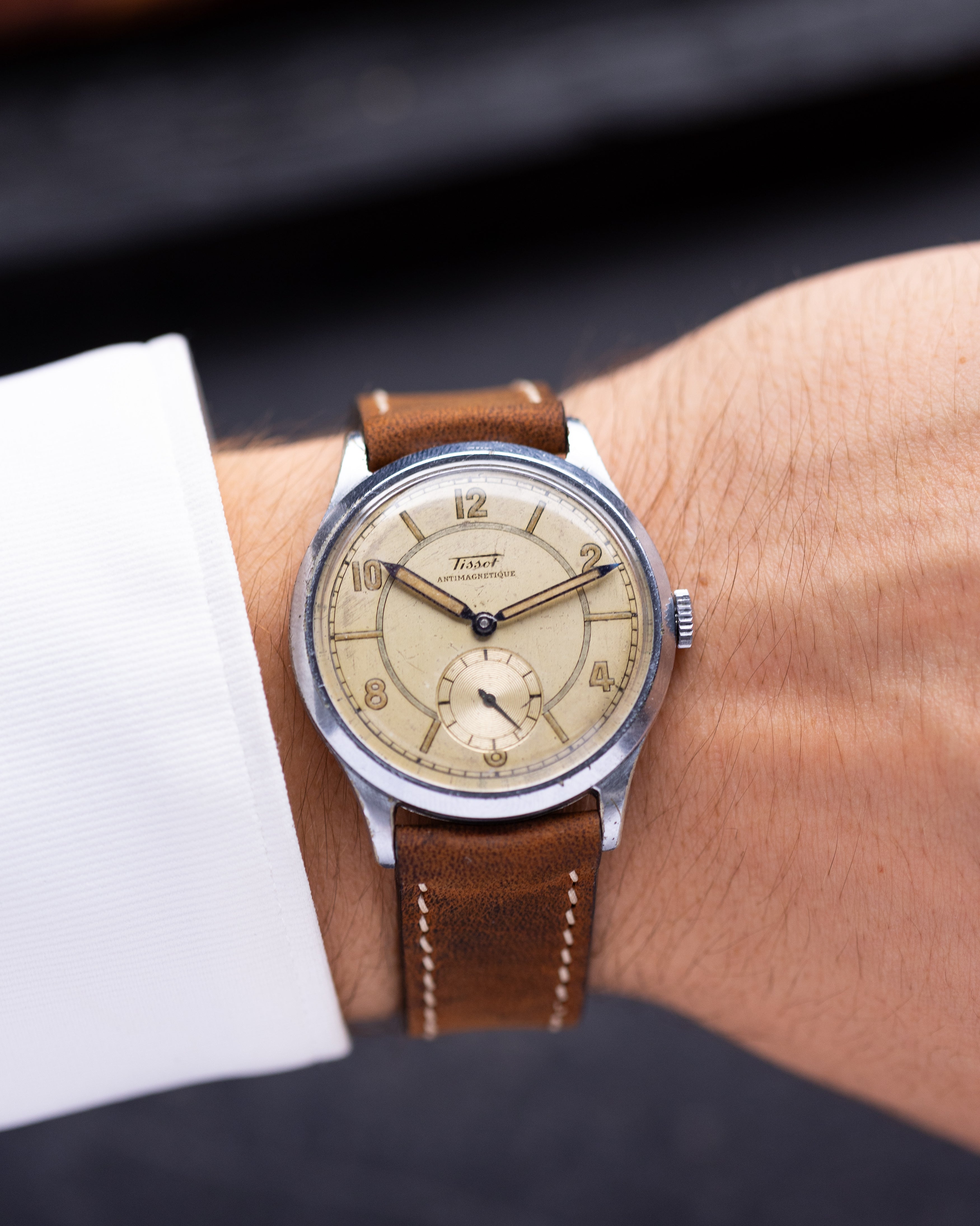 Vintage Tissot Antimagnetic, Oversized 38 mm case, Sector Dial, Cal. 27 - DuMarko