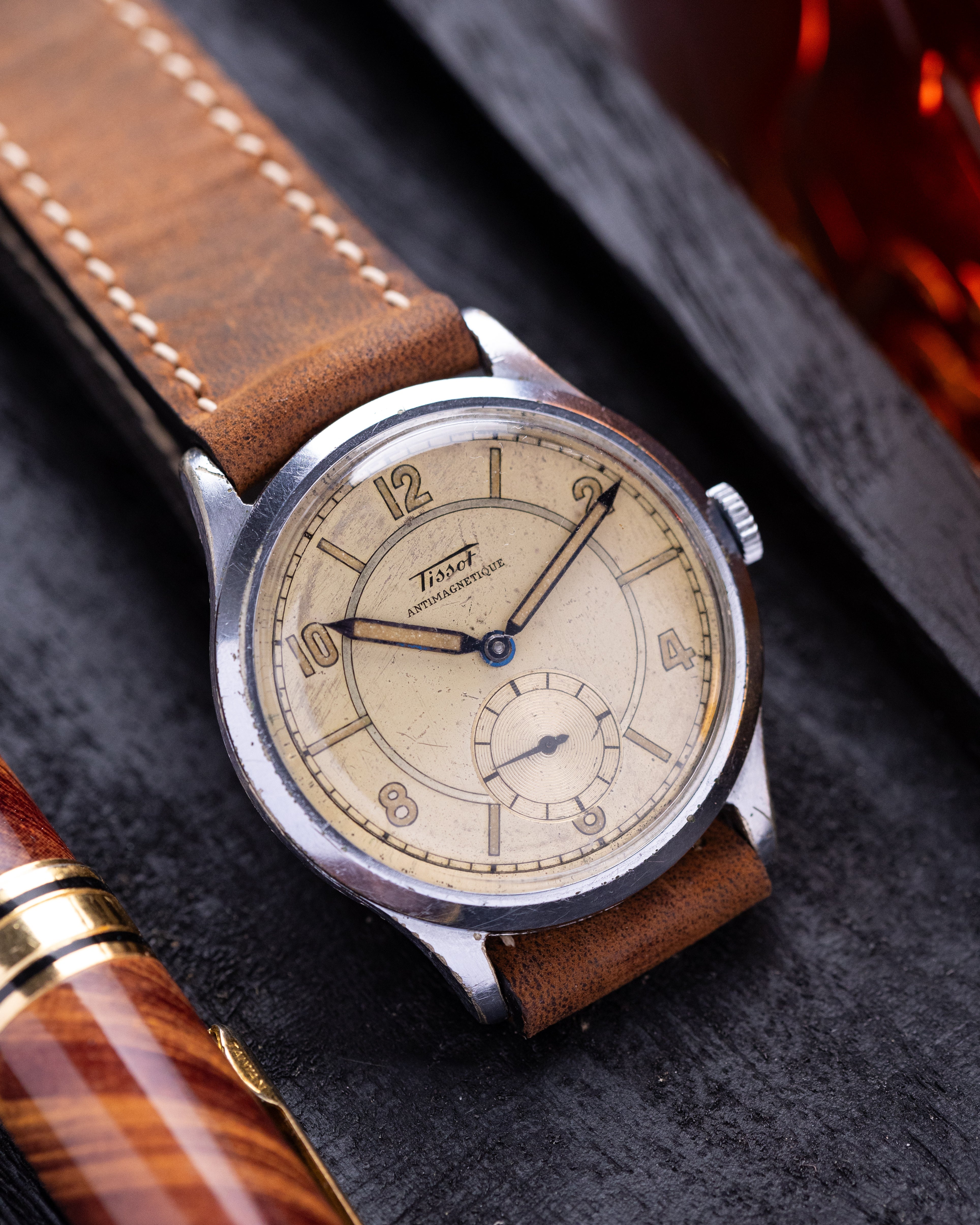 Vintage Tissot Antimagnetic, Oversized 38 mm case, Sector Dial, Cal. 27 - DuMarko