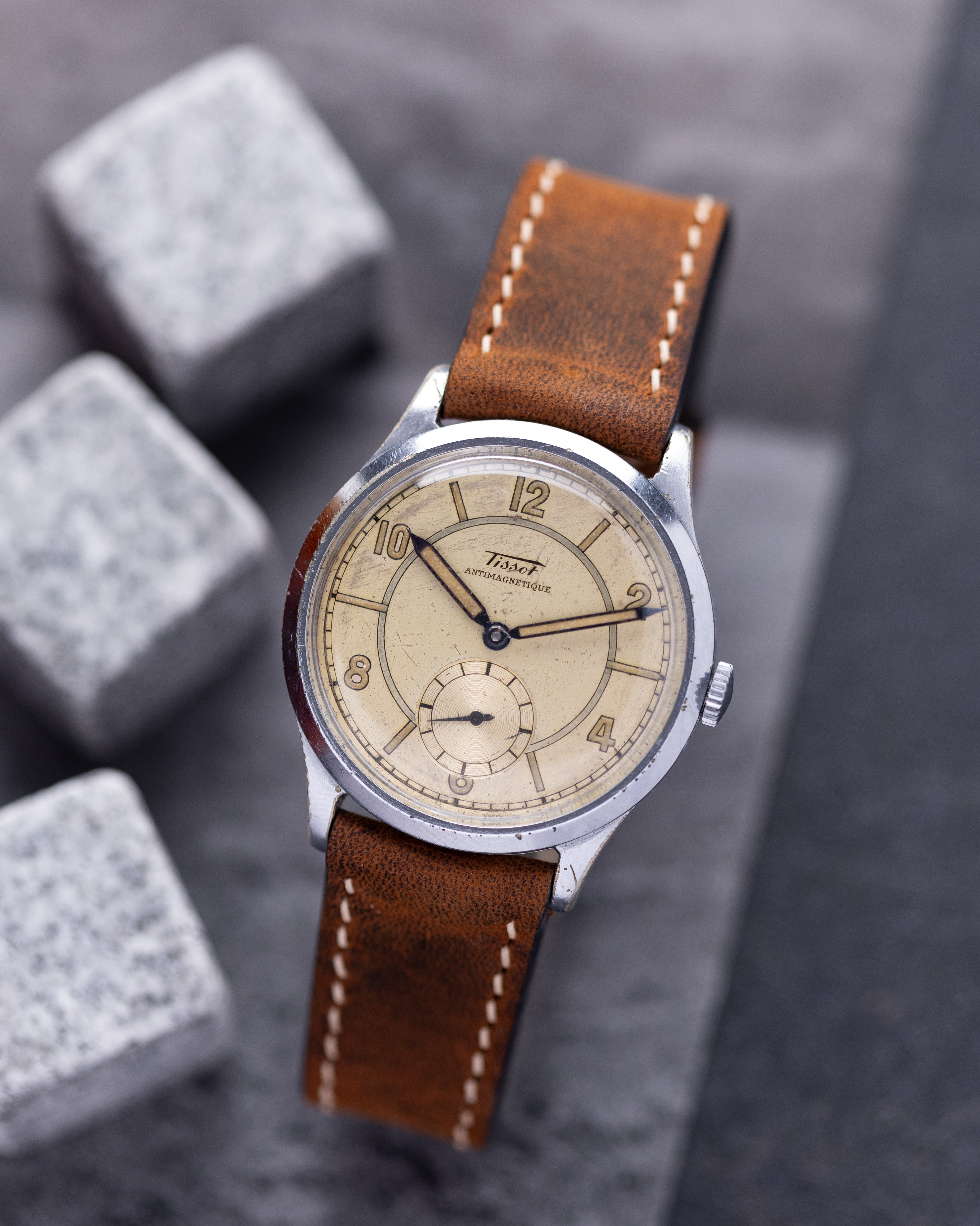 Vintage Tissot Antimagnetic, Oversized 38 mm case, Sector Dial, Cal. 27 - DuMarko