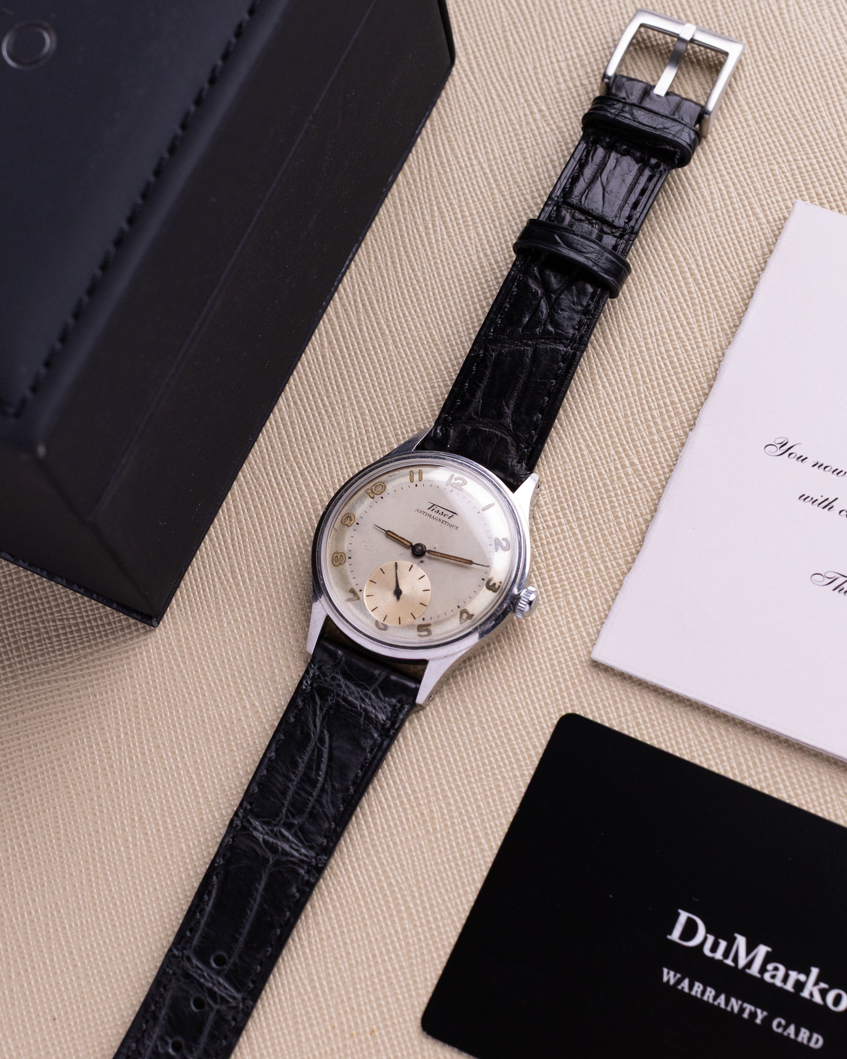 Vintage Tissot Antimagnetique Swiss watch, Mechanical Movement from 1950's - DuMarko