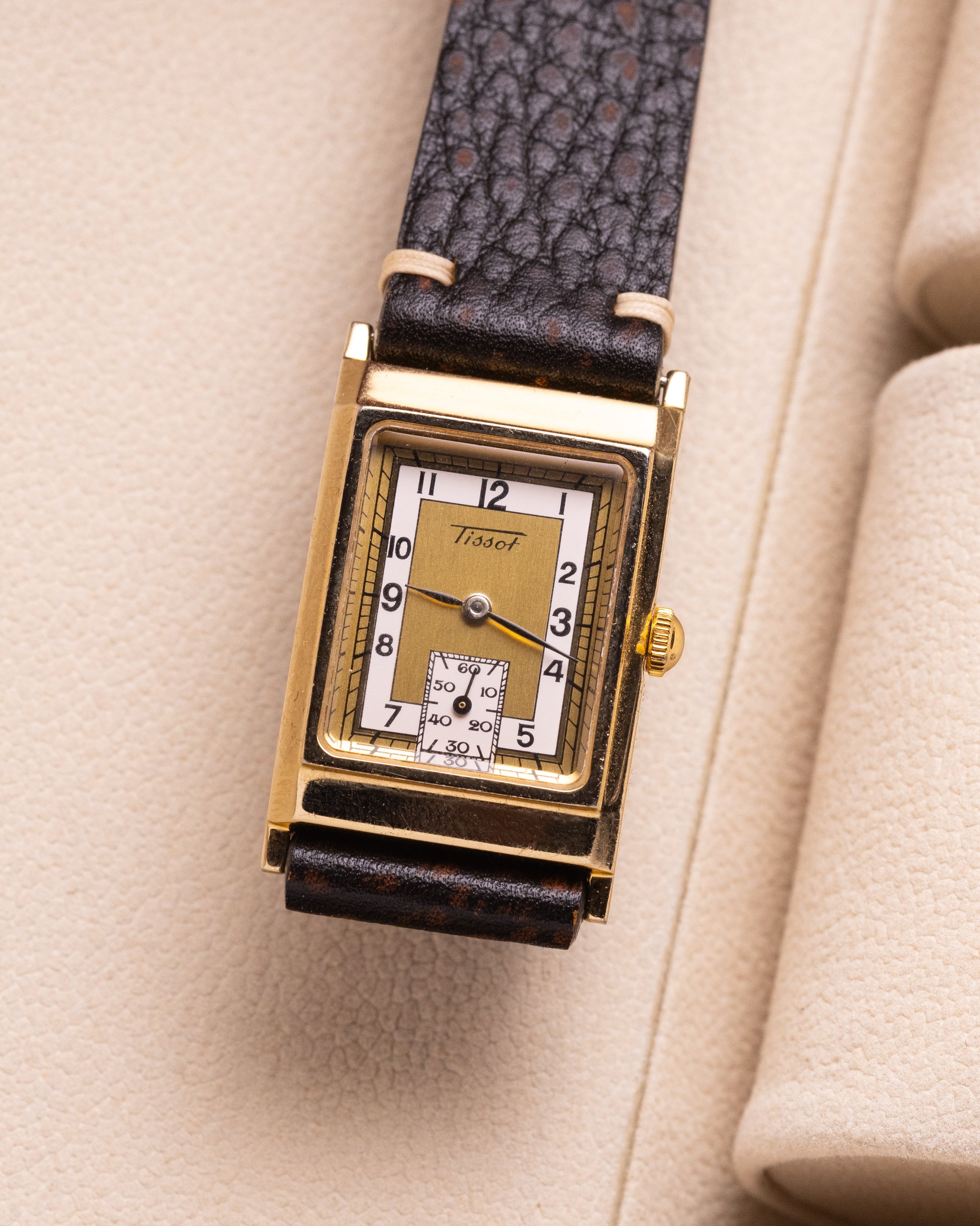 Vintage "Tissot" Heritage, Art Deco Quartz watch from 1990's - VintageDuMarko