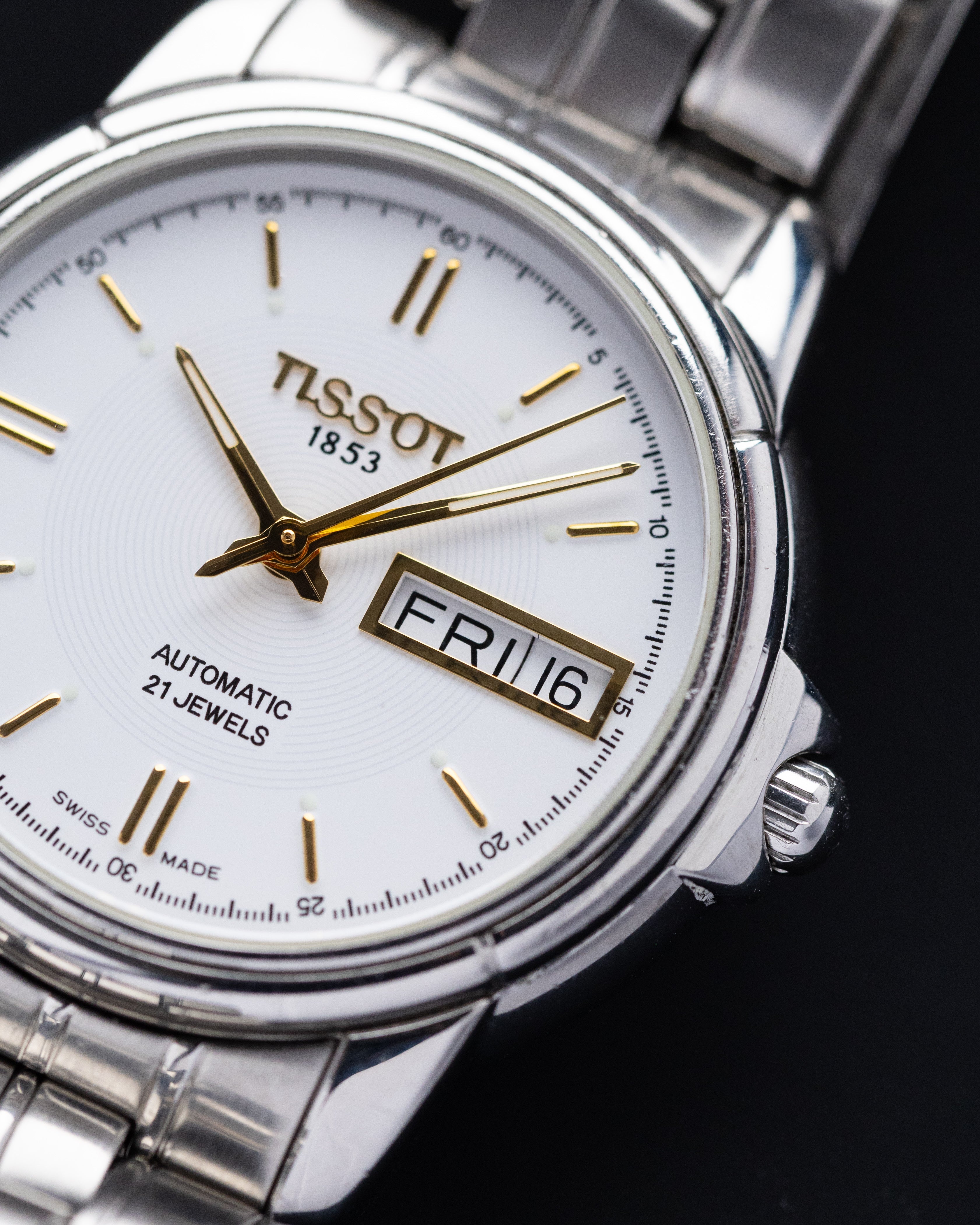 Vintage Tissot Seastar Automatic, Day/date, Original Swiss watch from 1990's - DuMarko