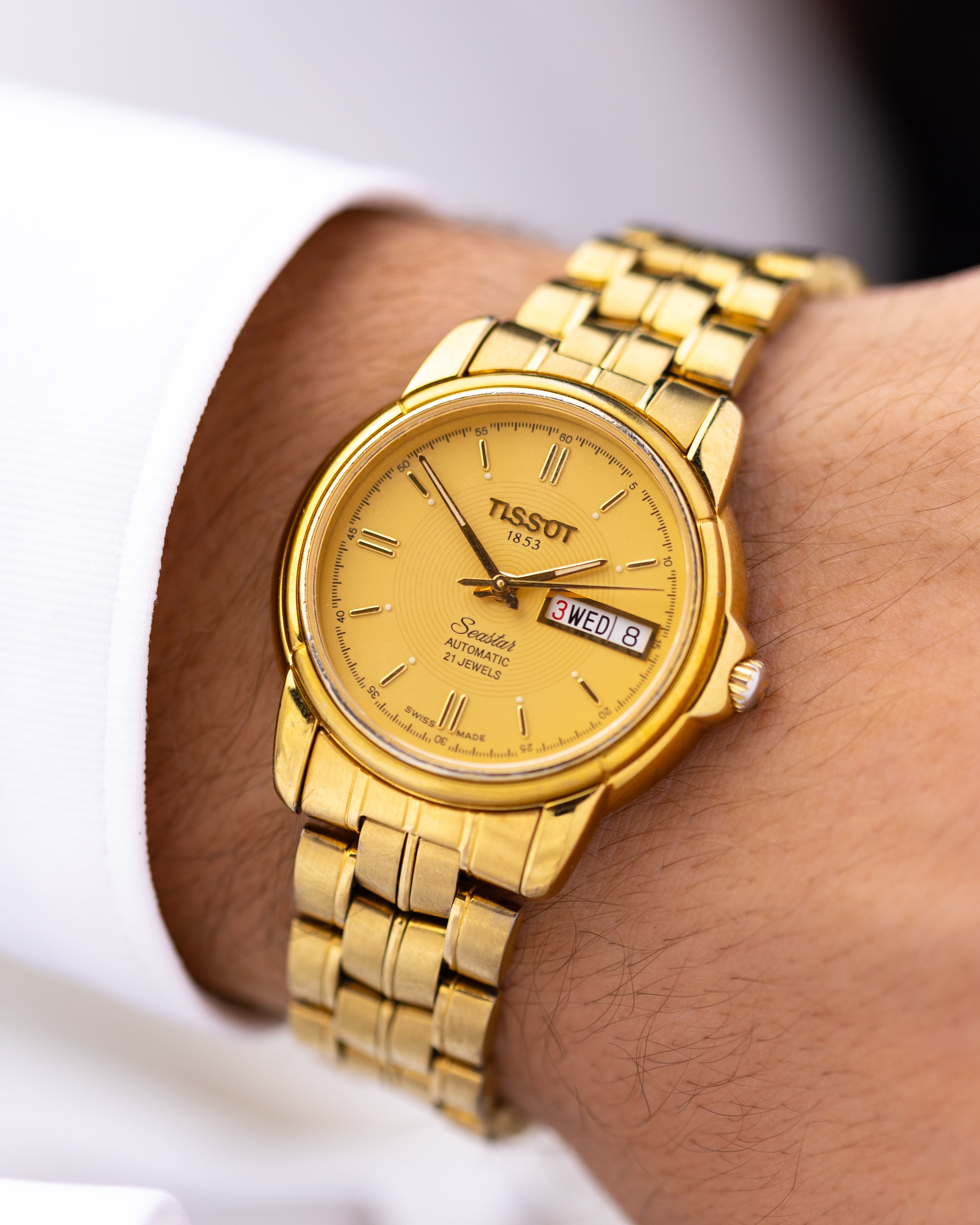 Vintage Tissot Seastar Automatic, Day/date, Original Swiss watch from 1990's - DuMarko