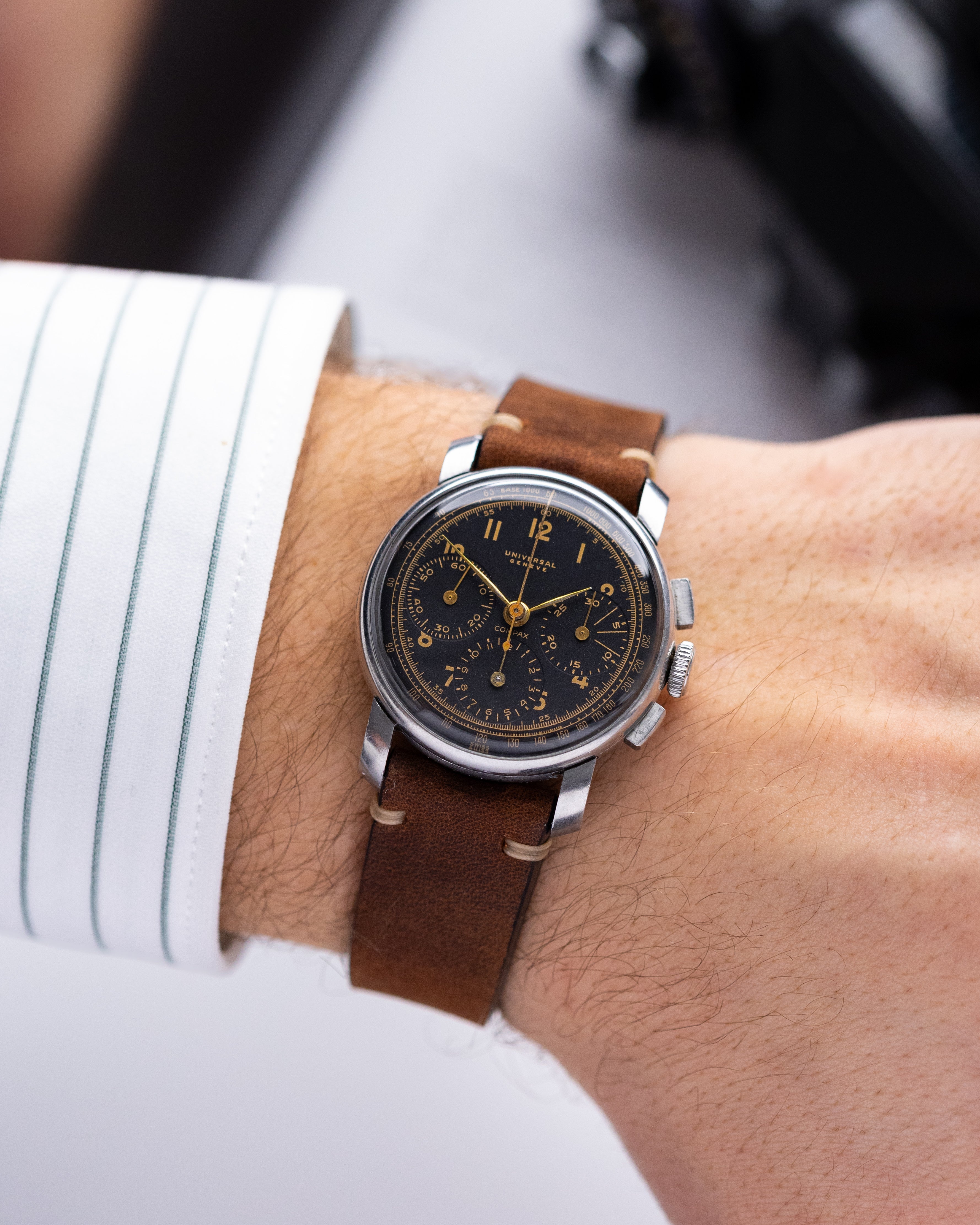 Vintage Universal Genève Compax, Chronograph, Triple Calendar, Cal. 283 from 1940's - DuMarko