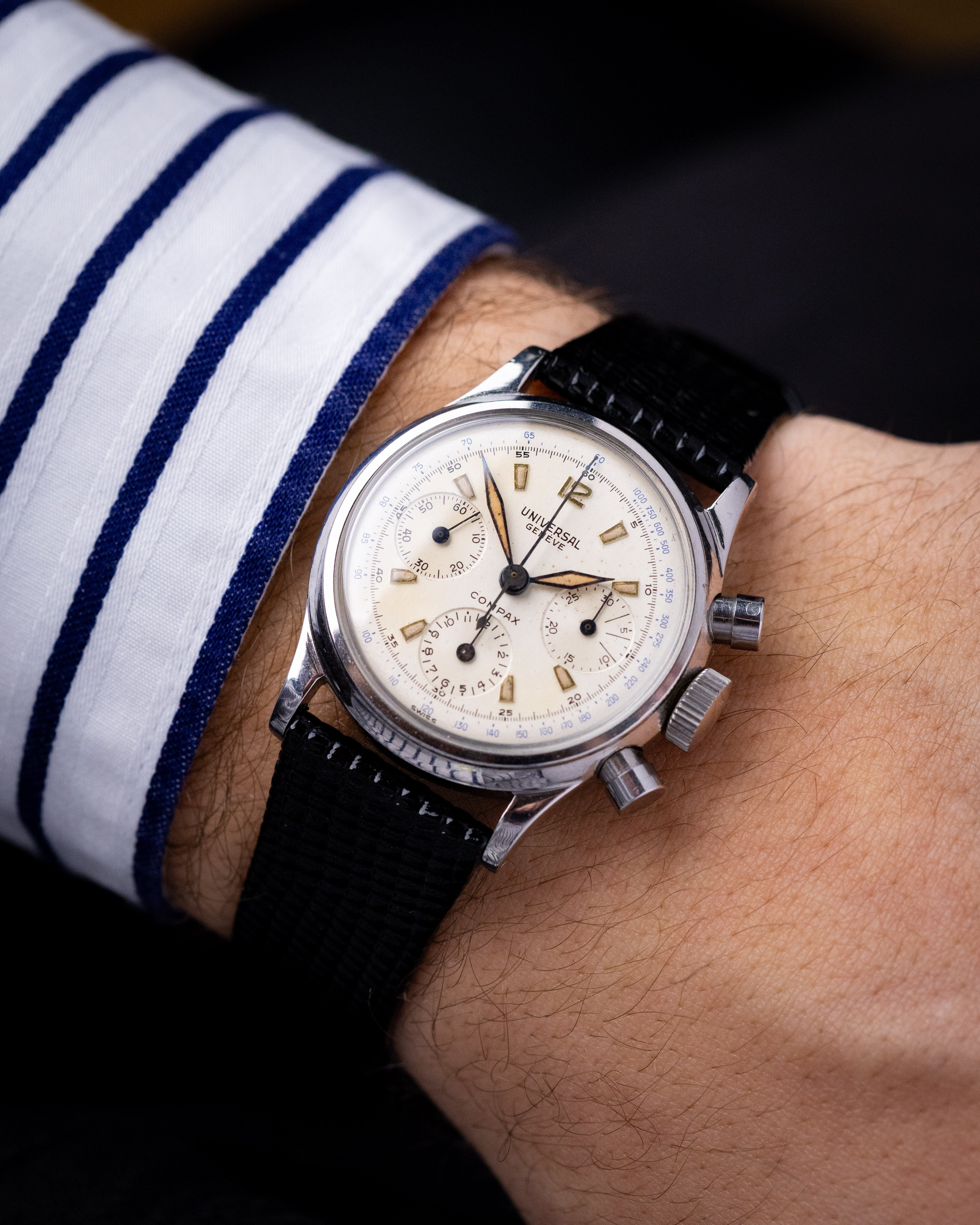 Vintage Universal Genève Compax Ref. 22278, Chronograph Cal. 281, Original Radium Dial from 1940's - DuMarko