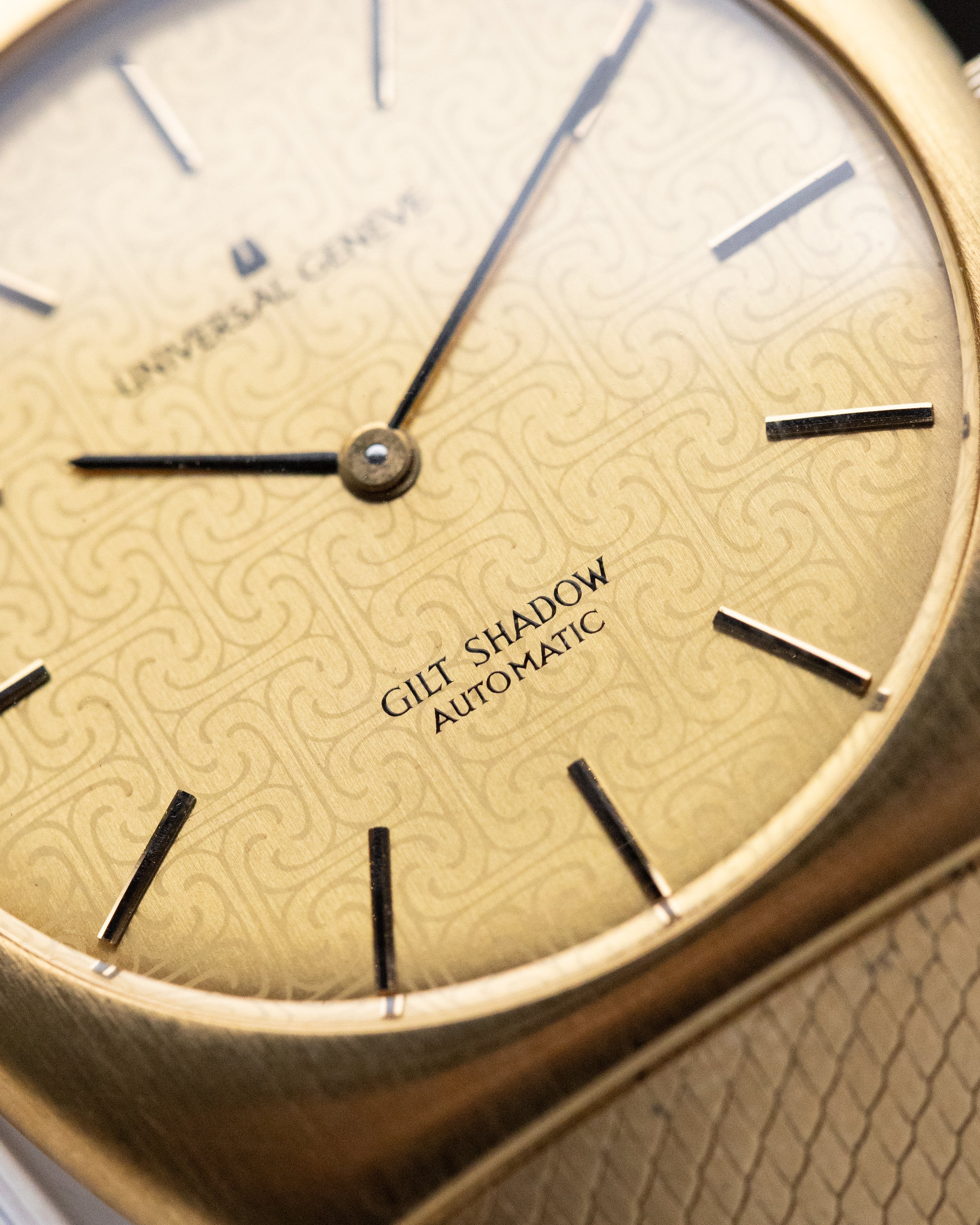 Vintage Universal Genève Gilt Shadow Automatic, Swiss Watch, Gold - plated C - Shape Case, Cal. 2 - 66 from 1970’s - DuMarko