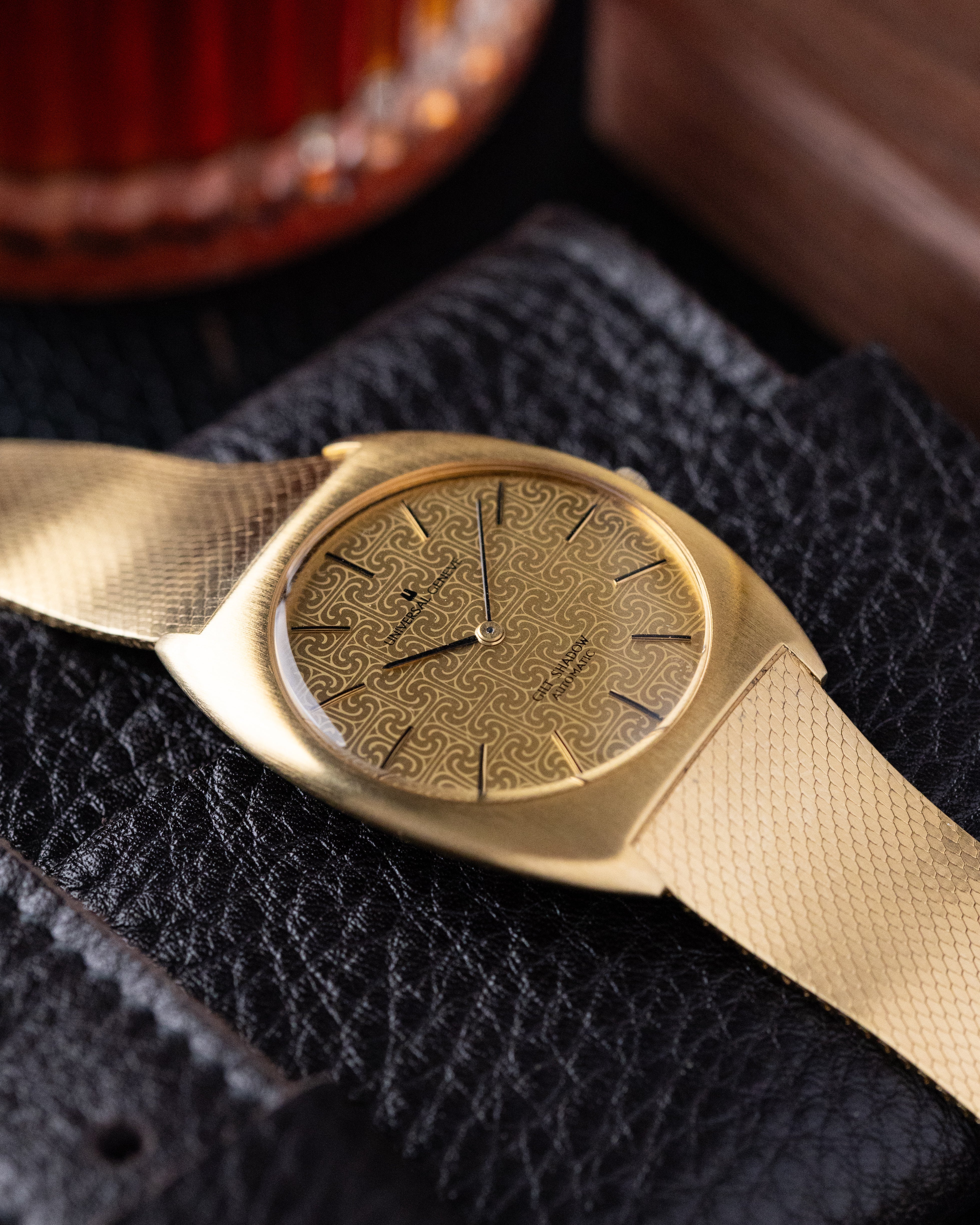 Vintage Universal Genève Gilt Shadow Automatic, Swiss Watch, Gold - plated C - Shape Case, Cal. 2 - 66 from 1970’s - DuMarko