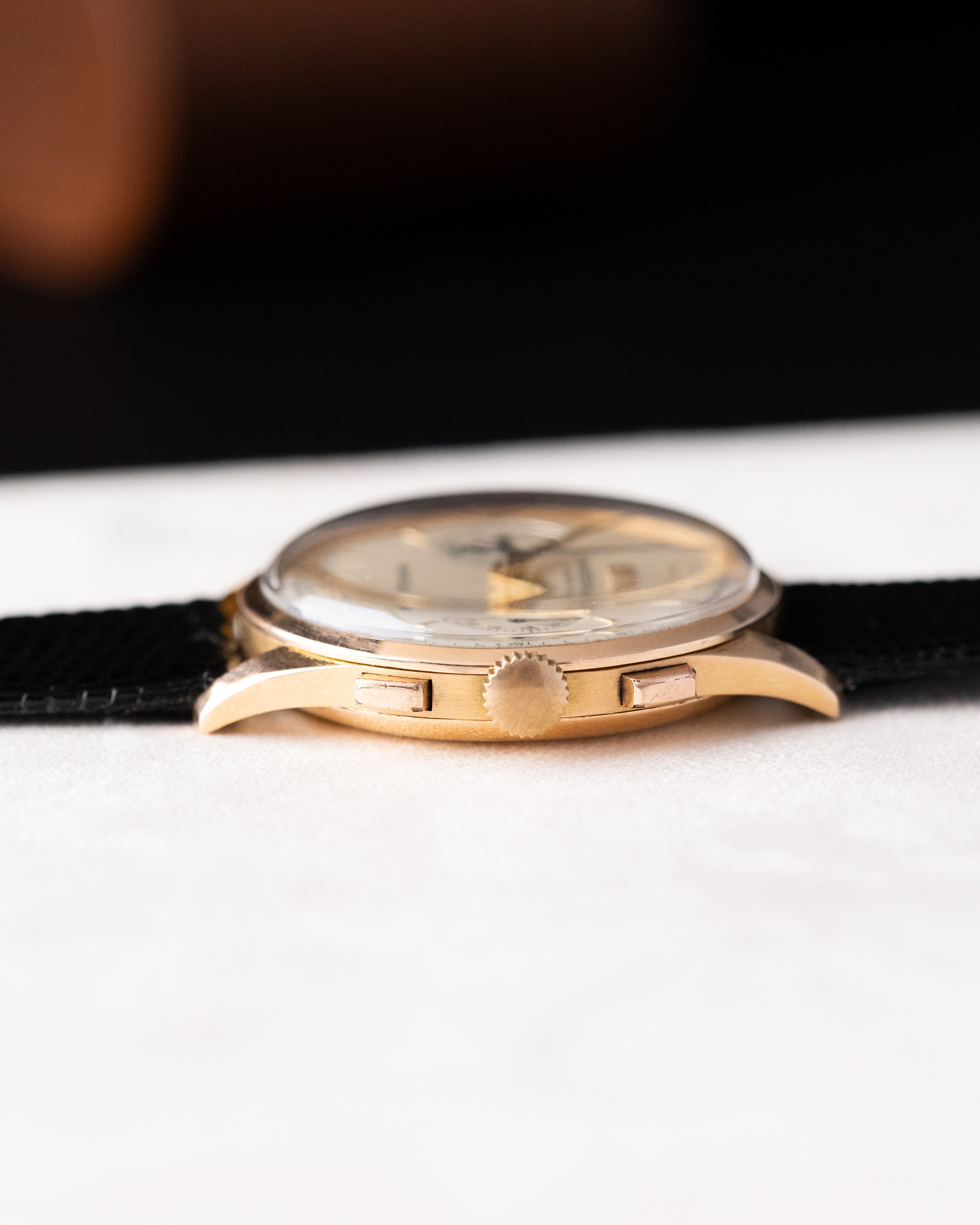 Vintage Universal Genève Uni - Compax, Jumbo 18K Rose Gold Case, Ref. 124116, Cal. 285 from 1950's - DuMarko