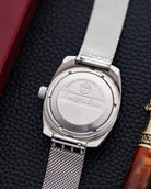 Vintage Vostok Amphibia Soviet Watch, Blue Dial, Barrel Shaped Case - DuMarko