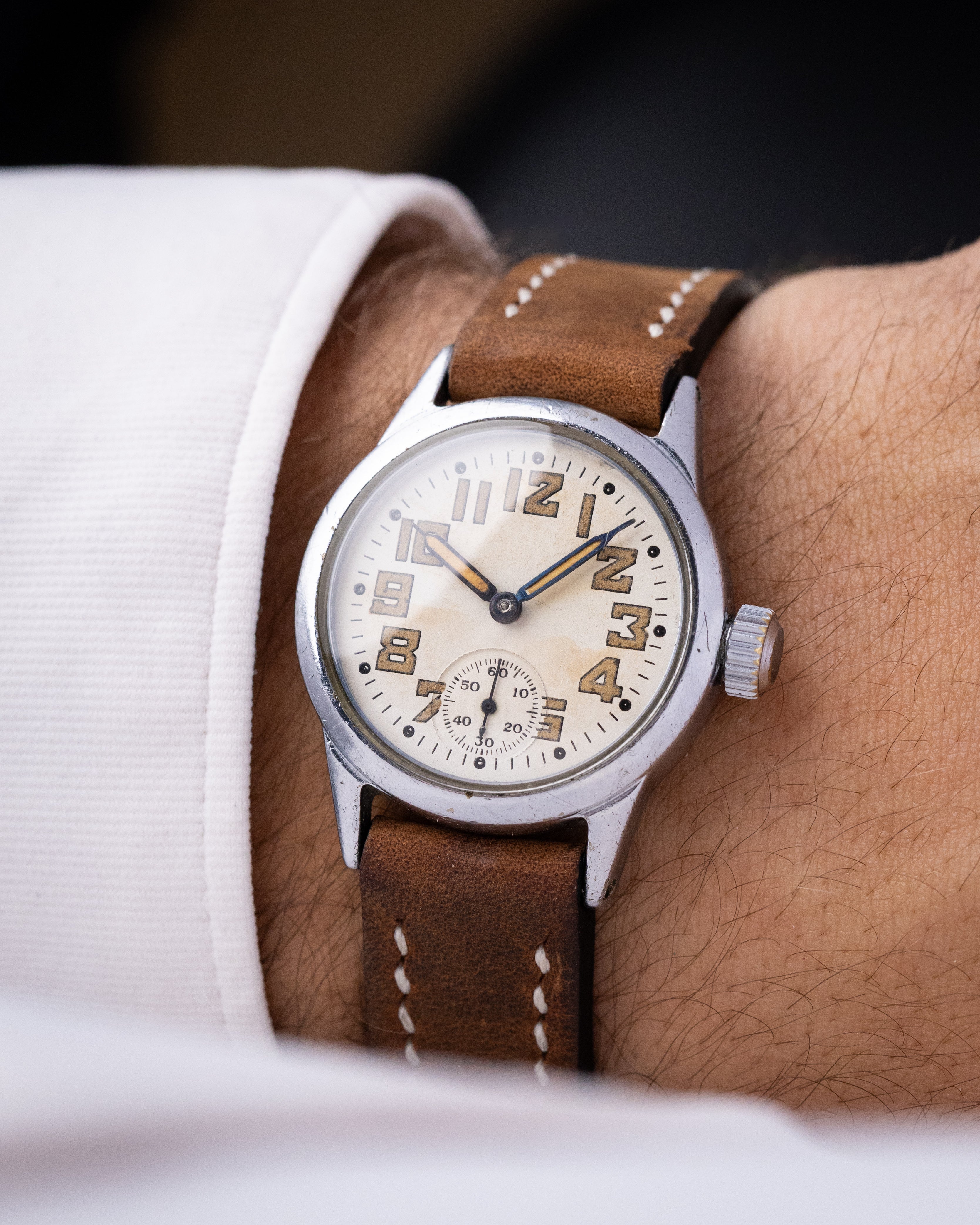 Vintage Waltham ORD DEPT Military USA Watch, Radium Dial, Cal. 6/0 B from 1940's - DuMarko