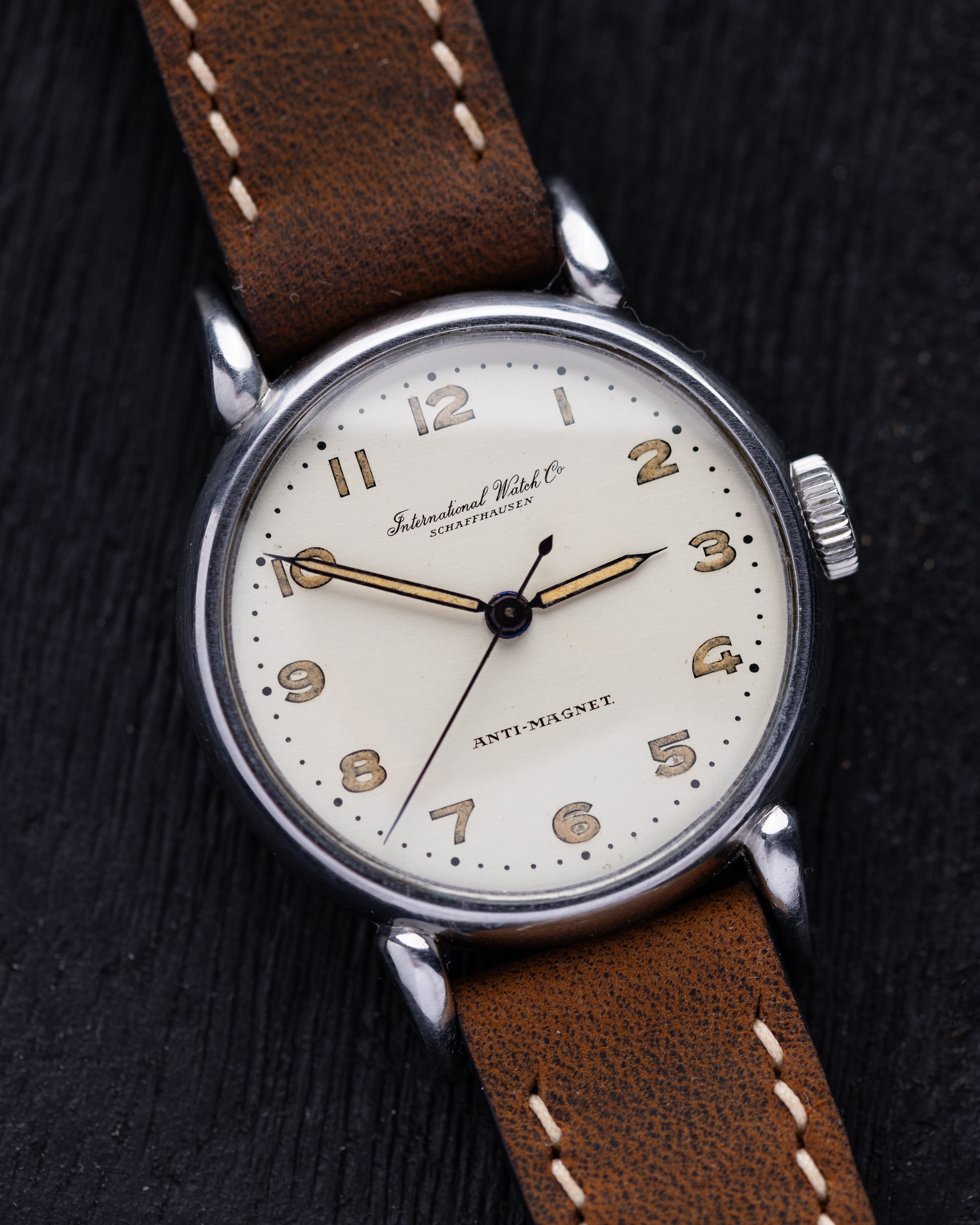 Vintage watch IWC, International Watch Co Schaffhausen, Cal. 60, Teardrop case, Swiss watch - DuMarko