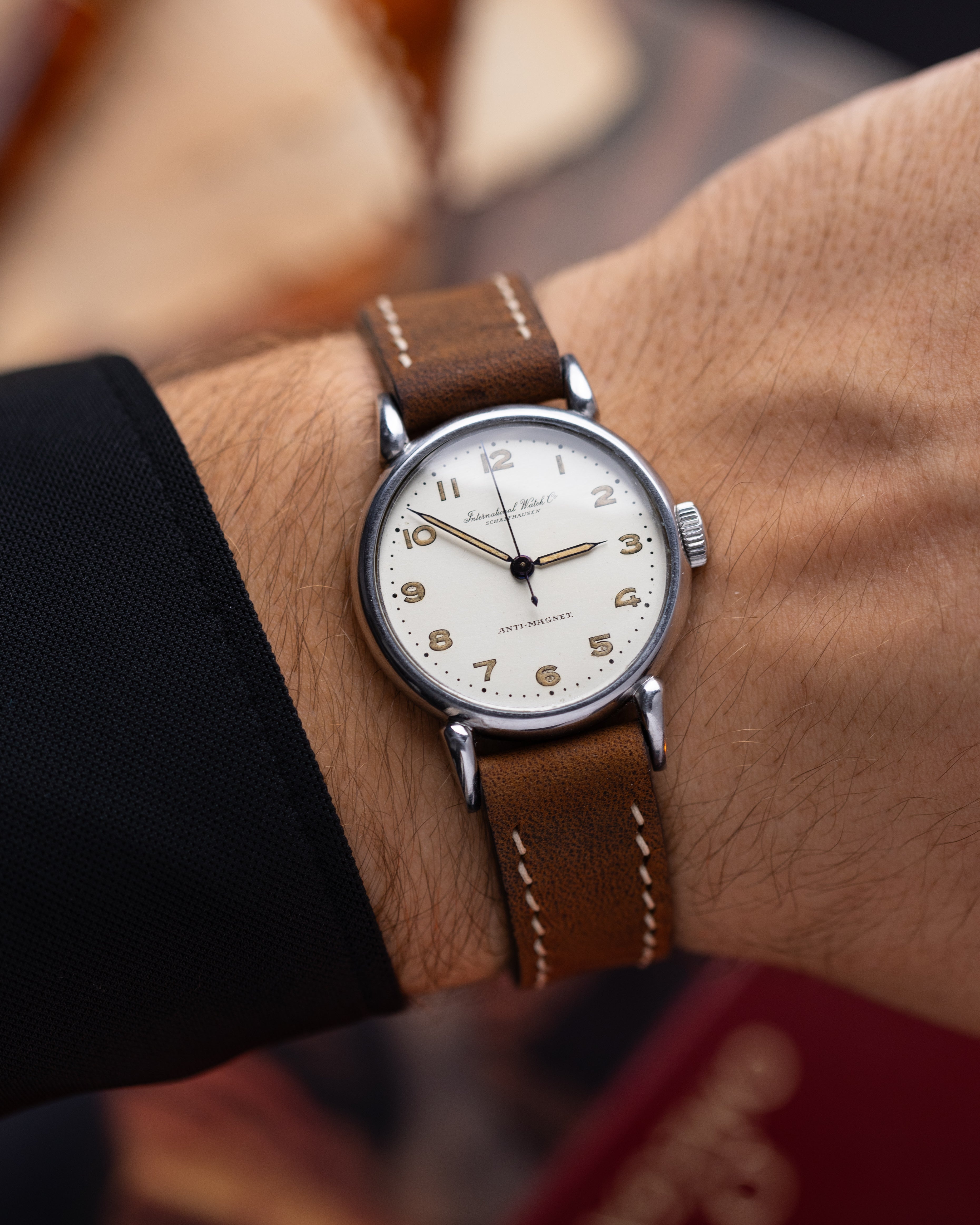 Vintage watch IWC, International Watch Co Schaffhausen, Cal. 60, Teardrop case, Swiss watch - DuMarko