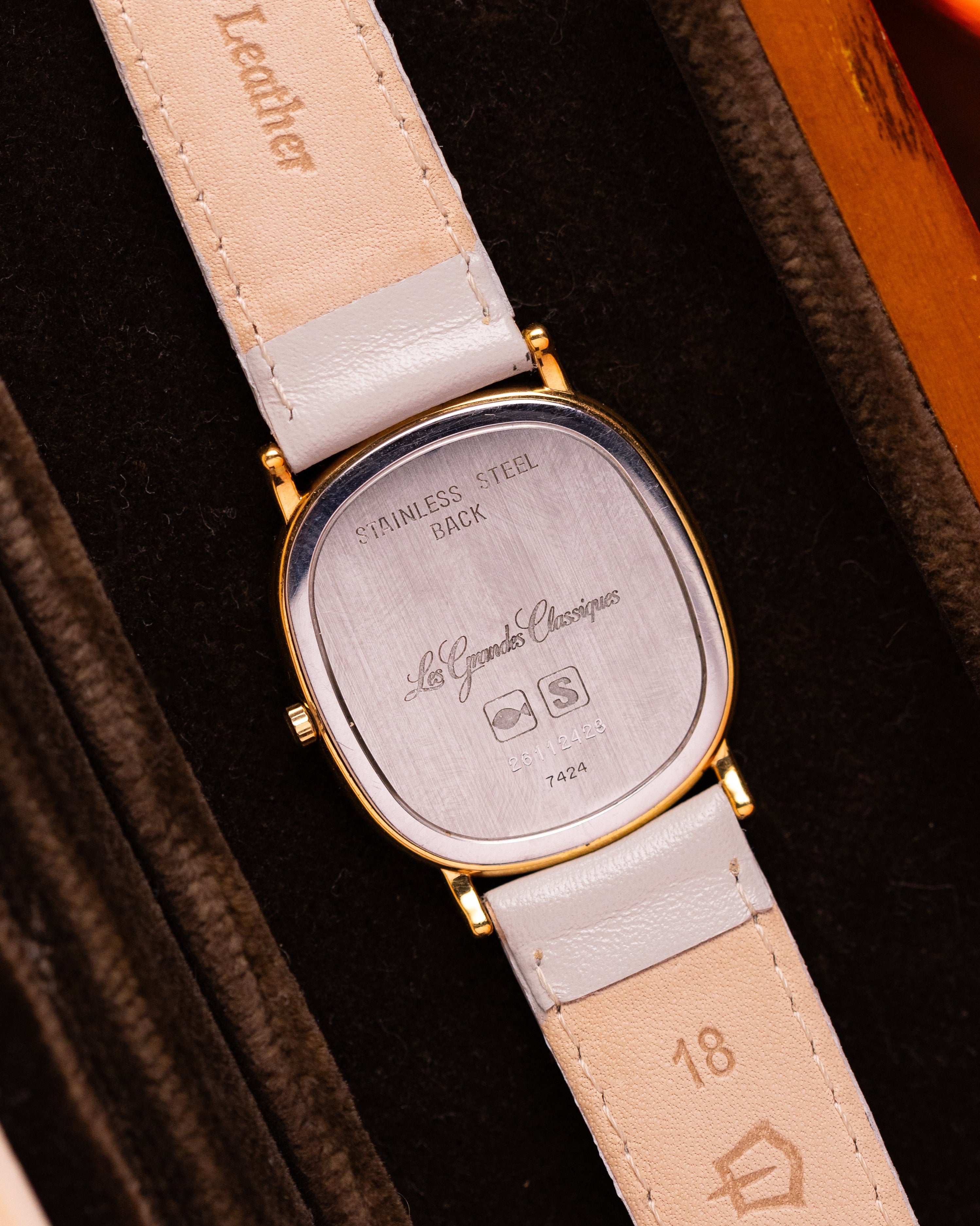 Vintage watch "Longines" Quartz Art Deco from 1990s, 18K Gold Plated - VintageDuMarko