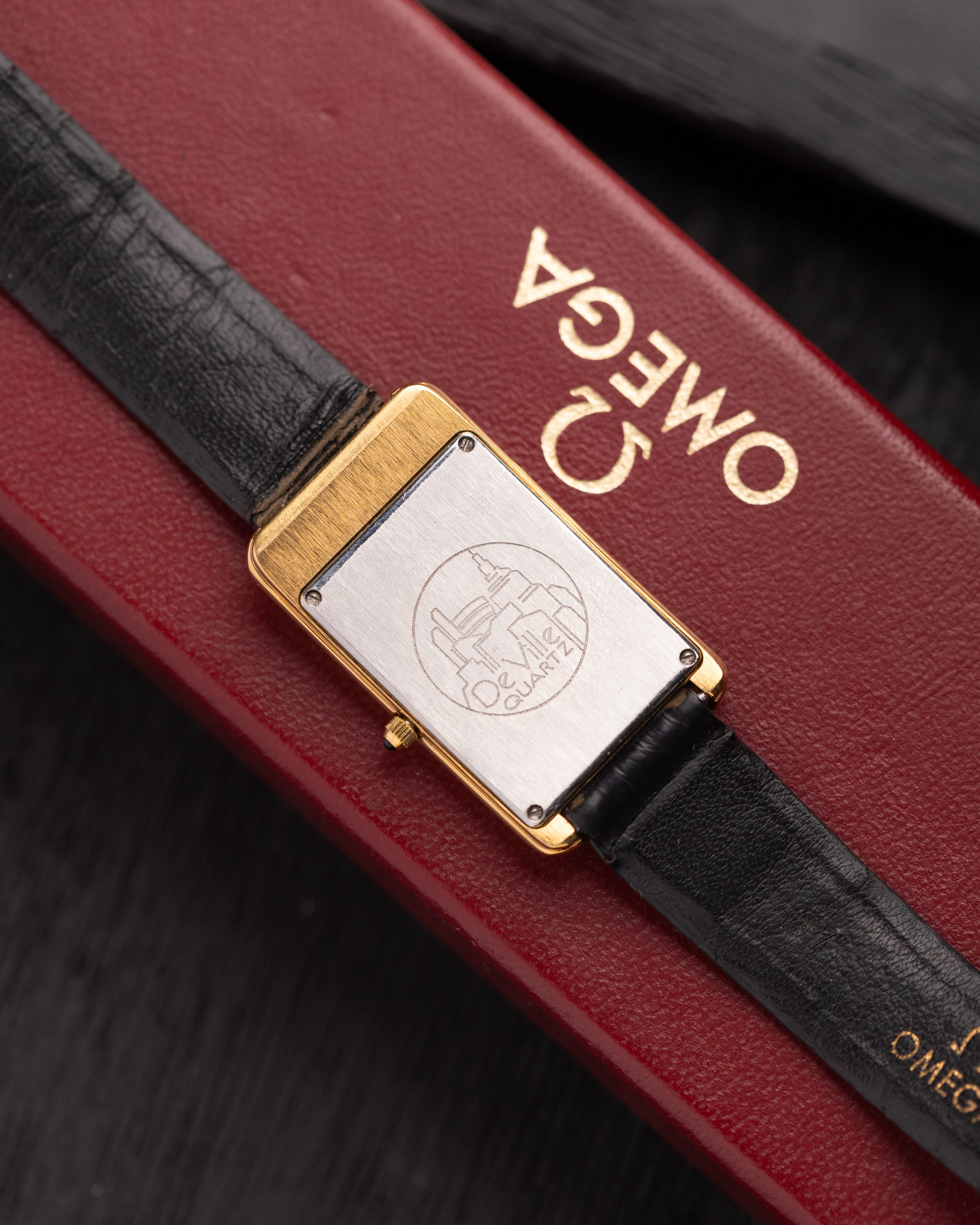 Vintage watch Omega De Ville Tank Quartz - VintageDuMarko