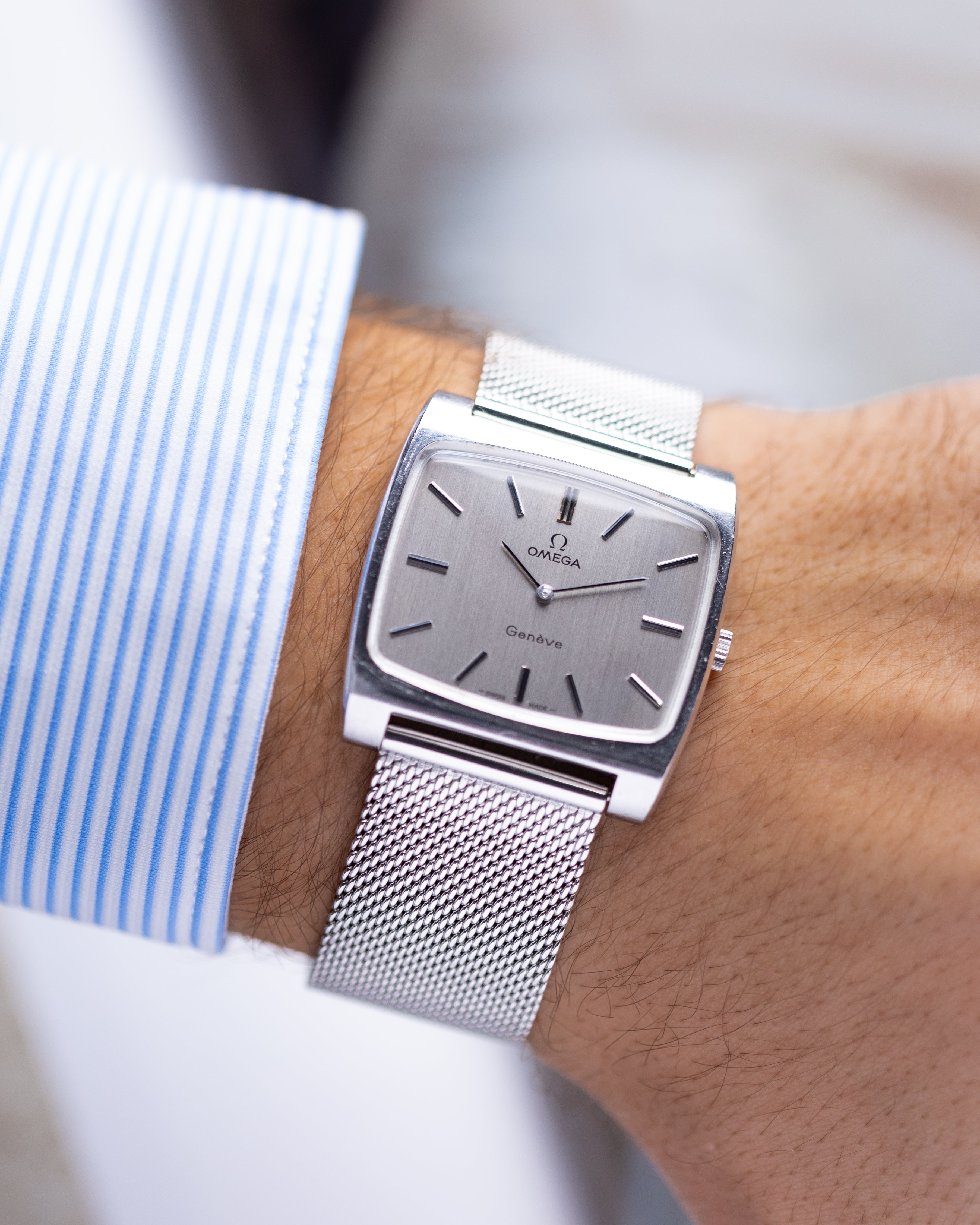 Vintage watch Omega Genève "TV" Oversize Case, Cal. 620, Vintage Swiss watch - DuMarko