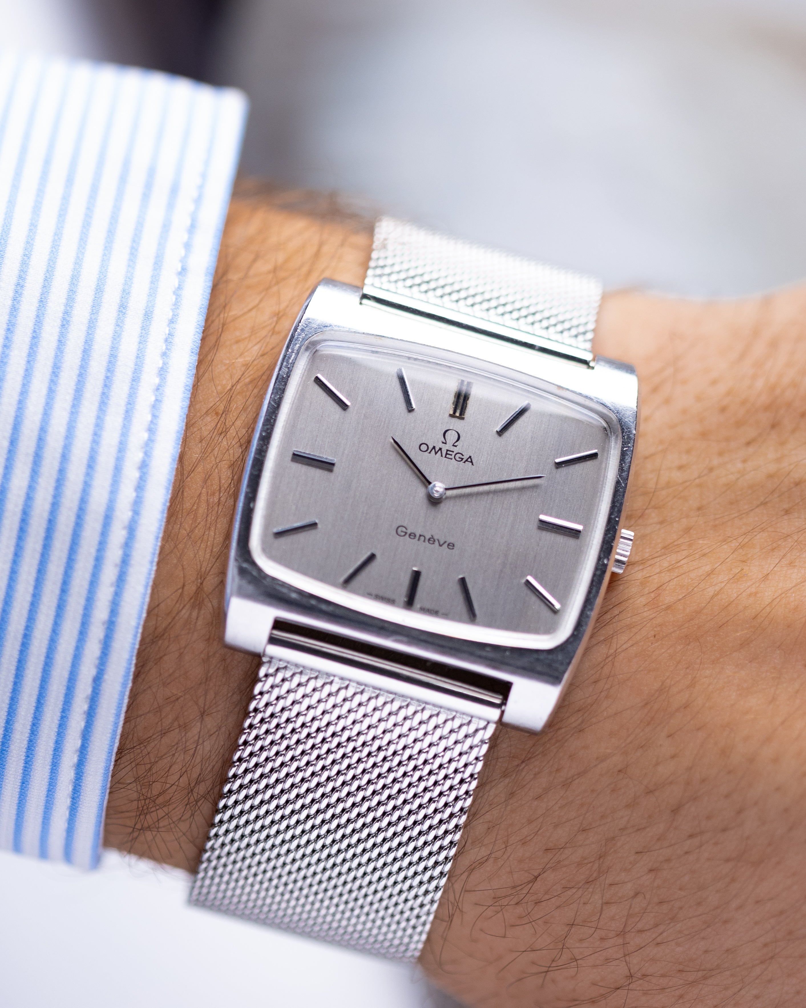 Vintage watch Omega Genève "TV" Oversize Case, Cal. 620, Vintage Swiss watch - DuMarko