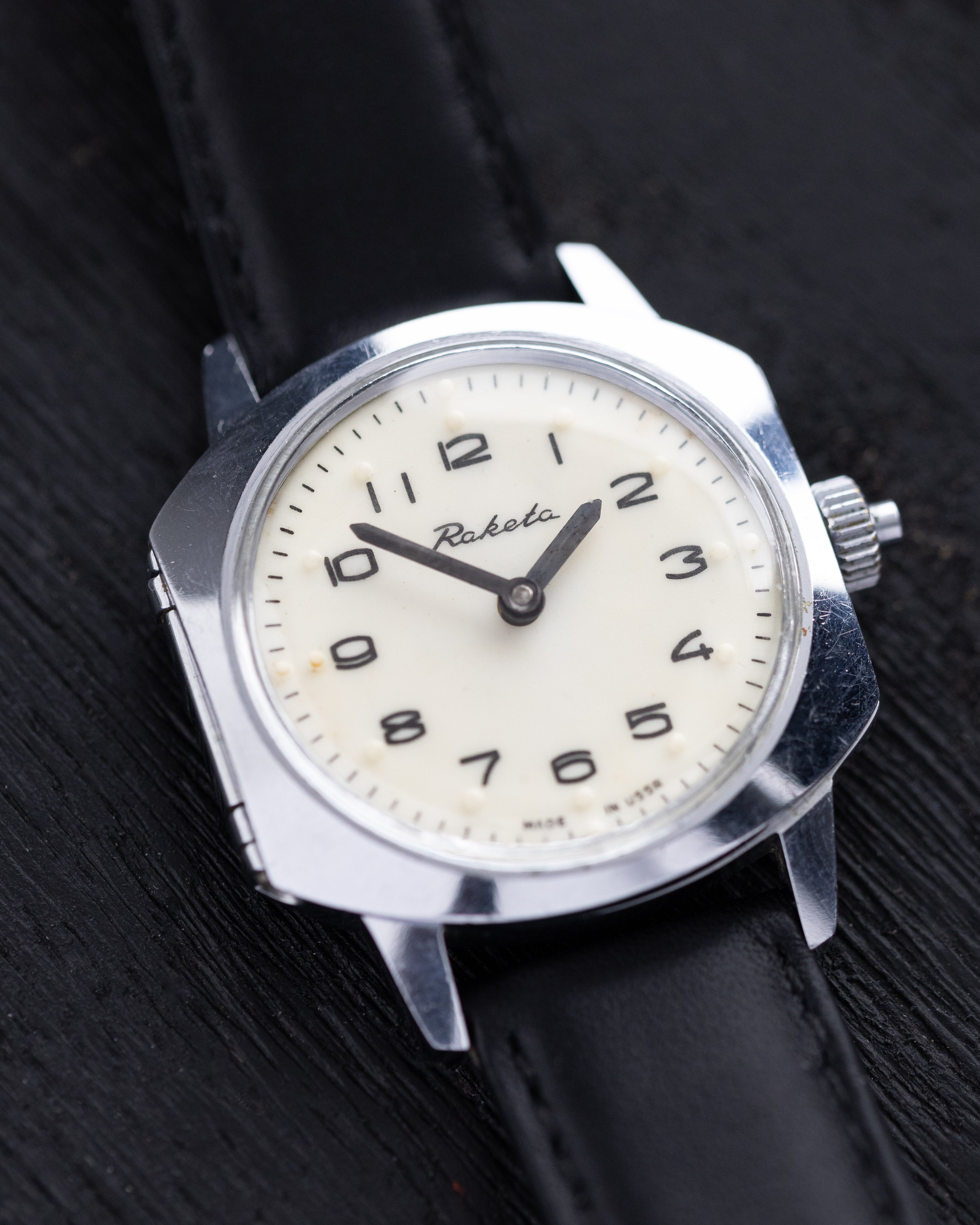 Vintage watch Raketa Braille dial (for visually impaired), Soviet Mechanical Watch (Copy) - DuMarko