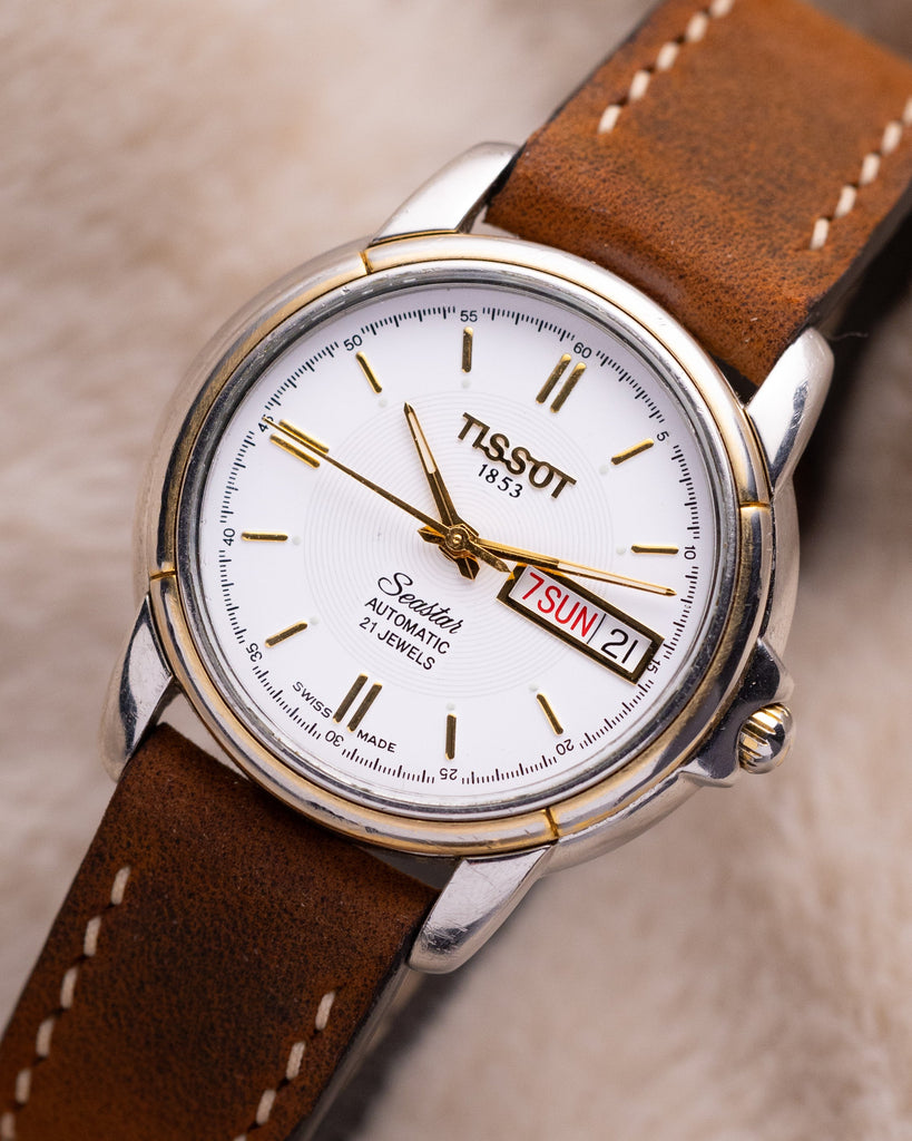 Vintage watch Tissot Seastar Automatic, Original Swiss watch from 1990's - VintageDuMarko