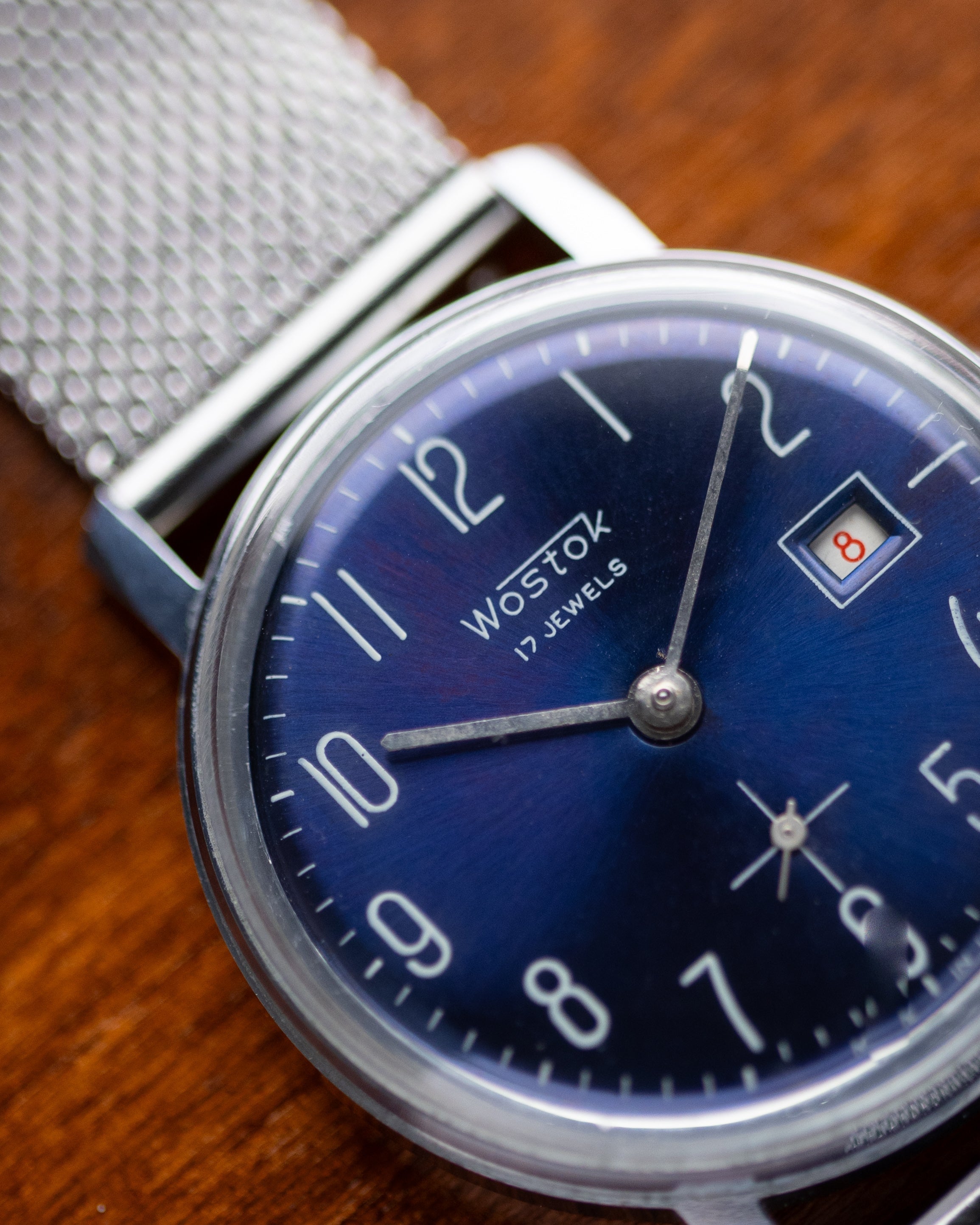 Vintage Watch Vostok, Original Navy Blue Dial Cal. 2605, Made in USSR - DuMarko