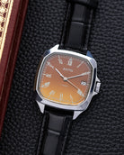 Vostok Tank, Vintage Soviet Watch, Unique Sunburst Brown Dial, Made in USSR - DuMarko