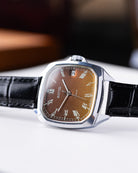 Vostok Tank, Vintage Soviet Watch, Unique Sunburst Brown Dial, Made in USSR - DuMarko