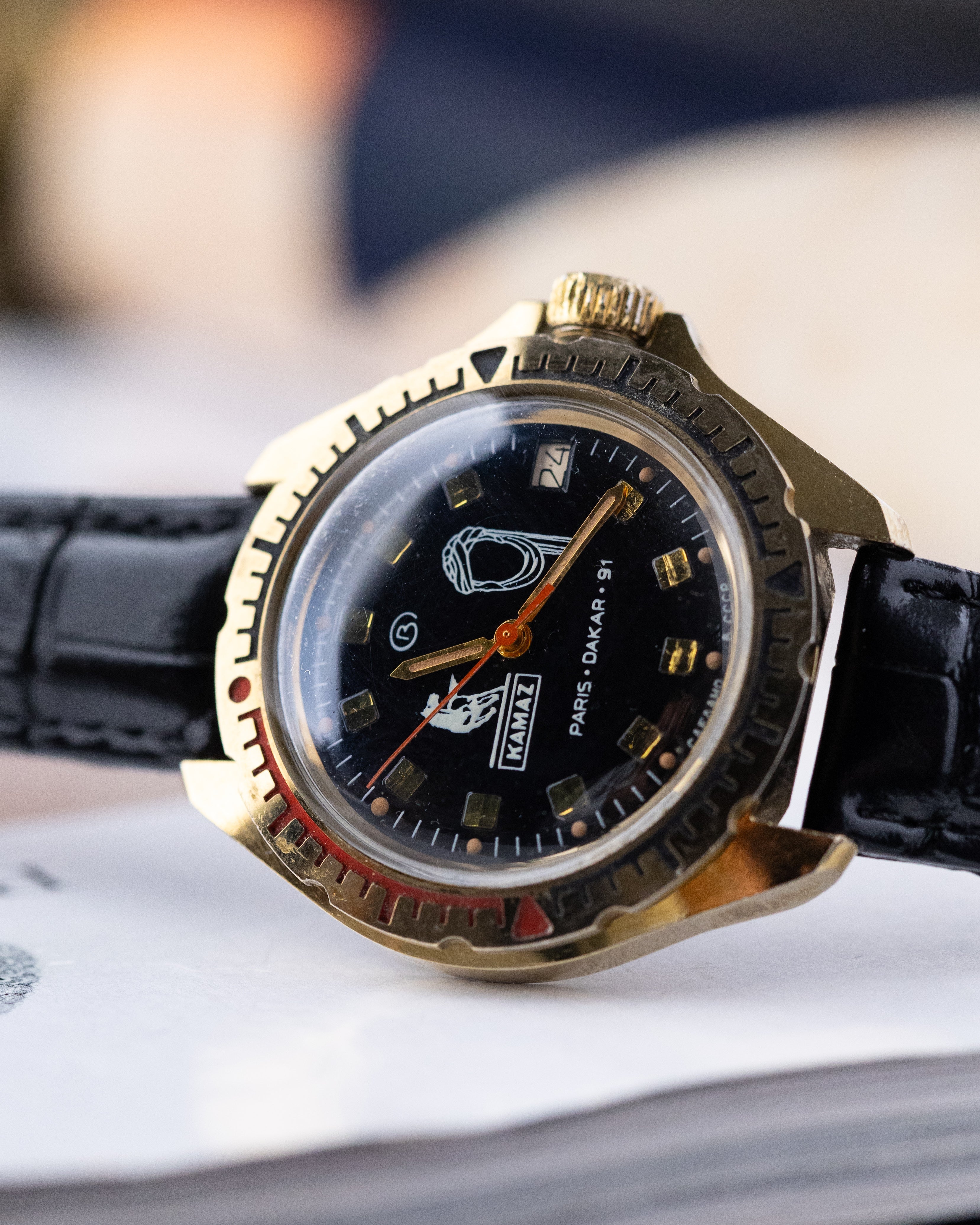 Vostok Vintage Soviet Watch, Paris–Dakar Rally, 1991, KAMAZ, Made in USSR - DuMarko